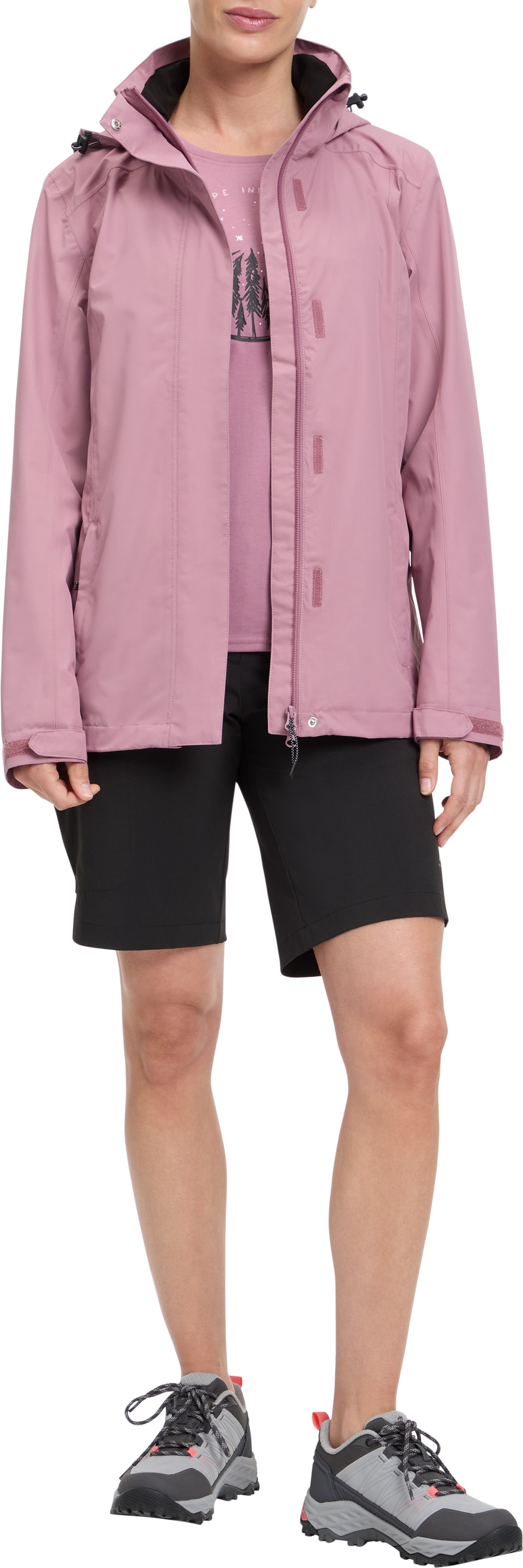 McKINLEY Outdoorjacke »DA.-FUNKTIONS-JACKE ADIA W« sportlicher Stil, mit AQUAMAX Technologie, wasser- und winddicht