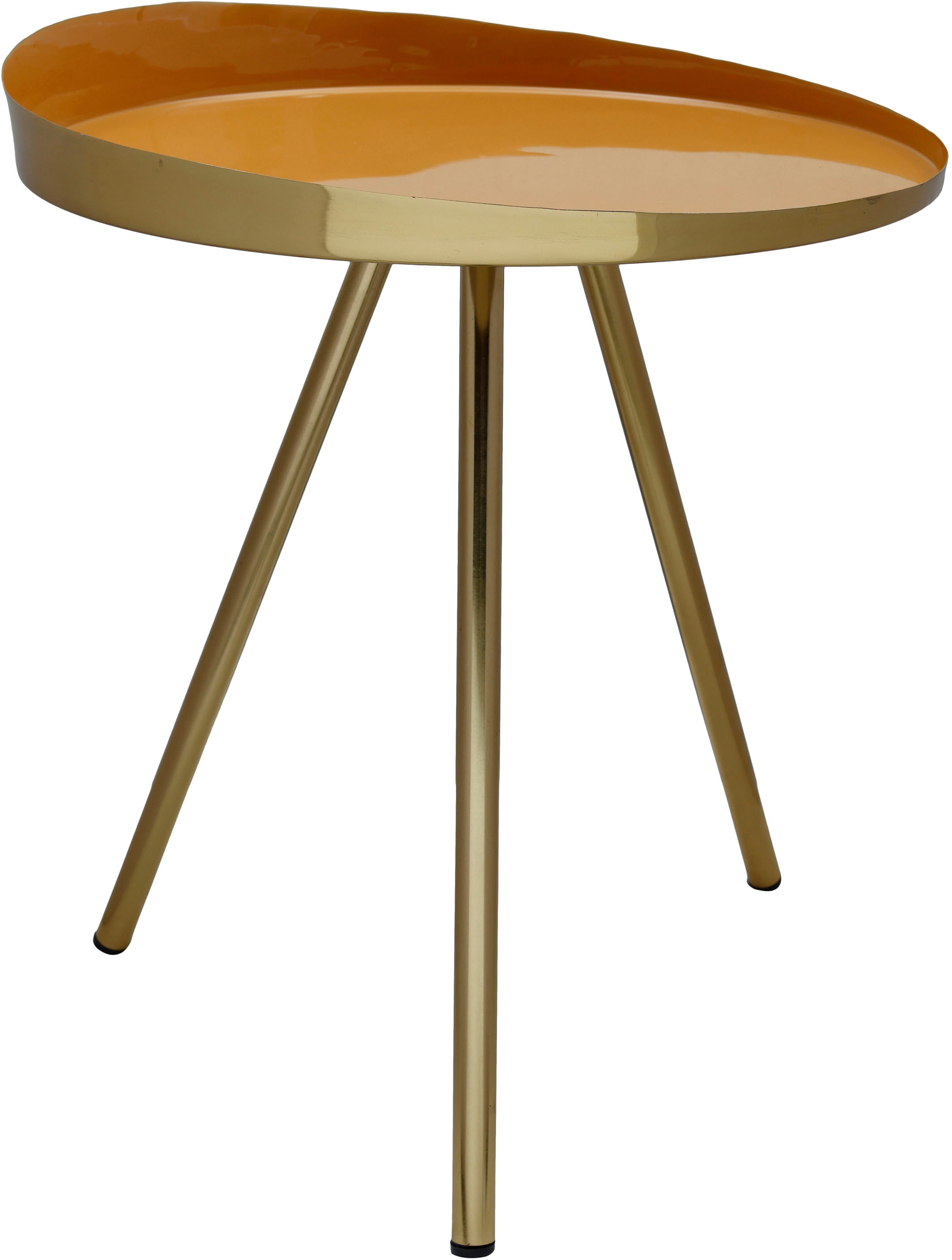 Kayoom Beistelltisch »Morrison, runder Beistelltisch, edler Look«, (1 St.), Dekorativ, glanzvolle Lackierung, stilvolles Design