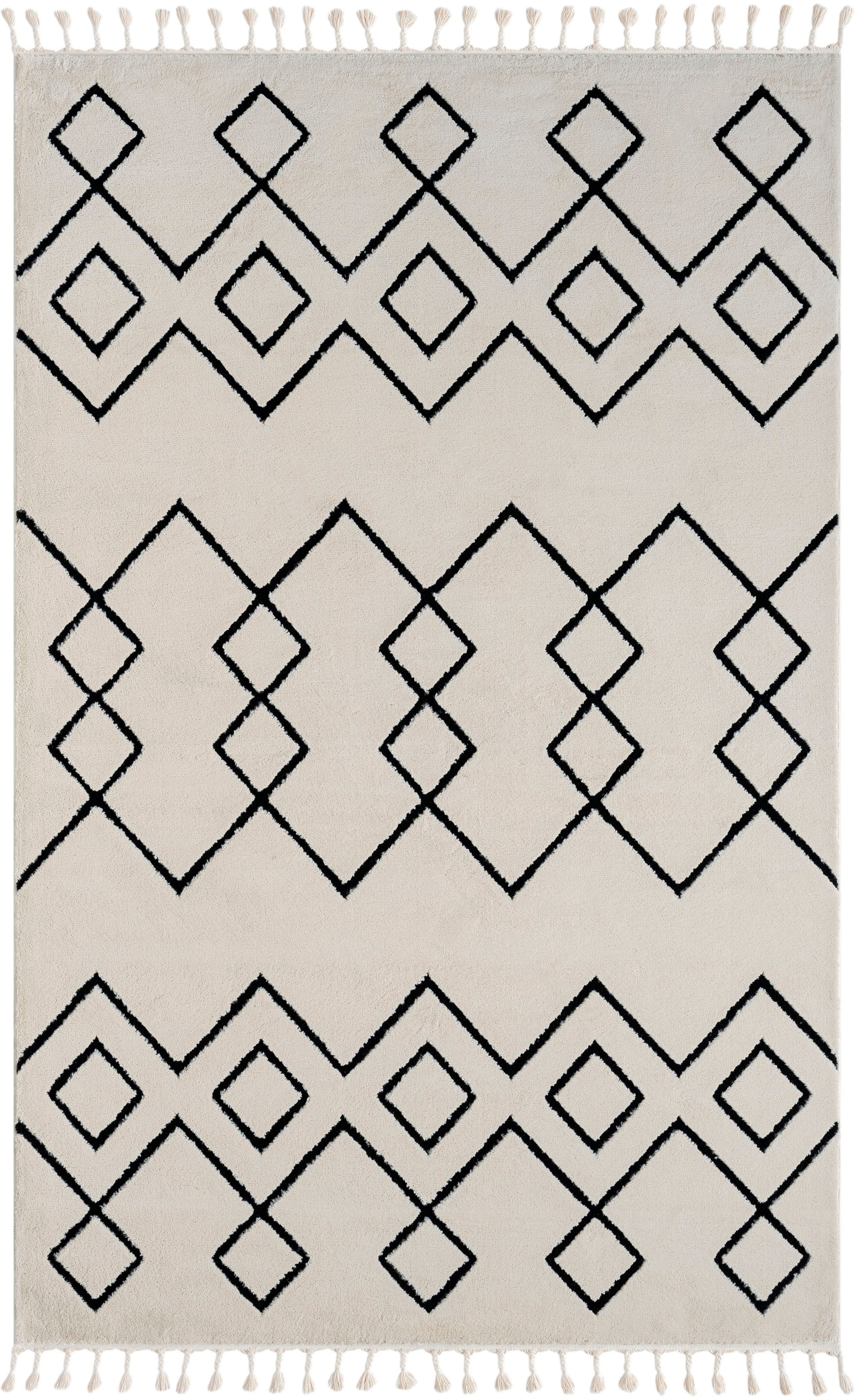 Myflair Möbel & Accessoires Hochflor-Teppich »Moroccan Mural«, rechteckig, günstig online kaufen