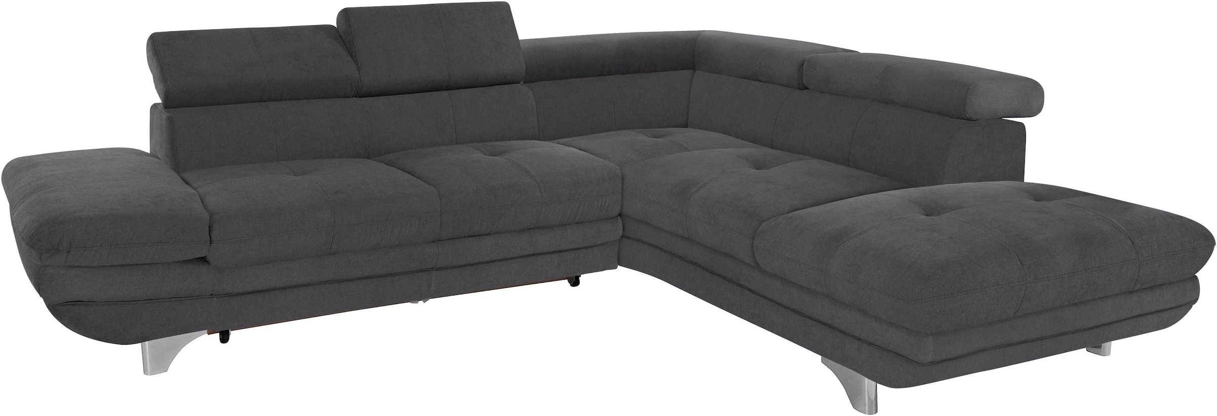 COTTA Ecksofa »Enterprise L-Form«, mit Arm- & Kopfteilverstellung, wahlweis günstig online kaufen