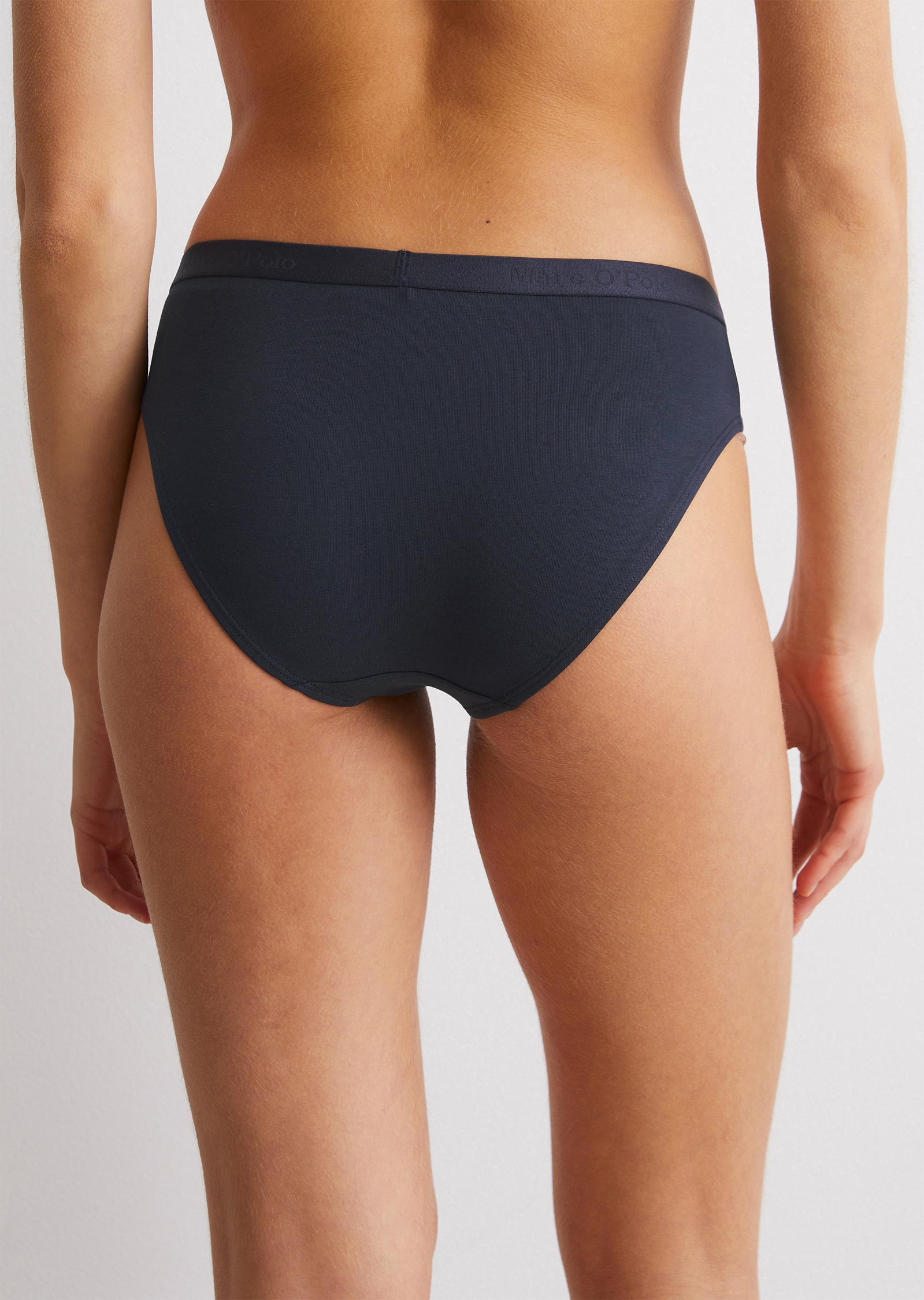 Marc O'Polo Slip »Essentials«, (3er Pack), mit elastischem Bund mit Logo