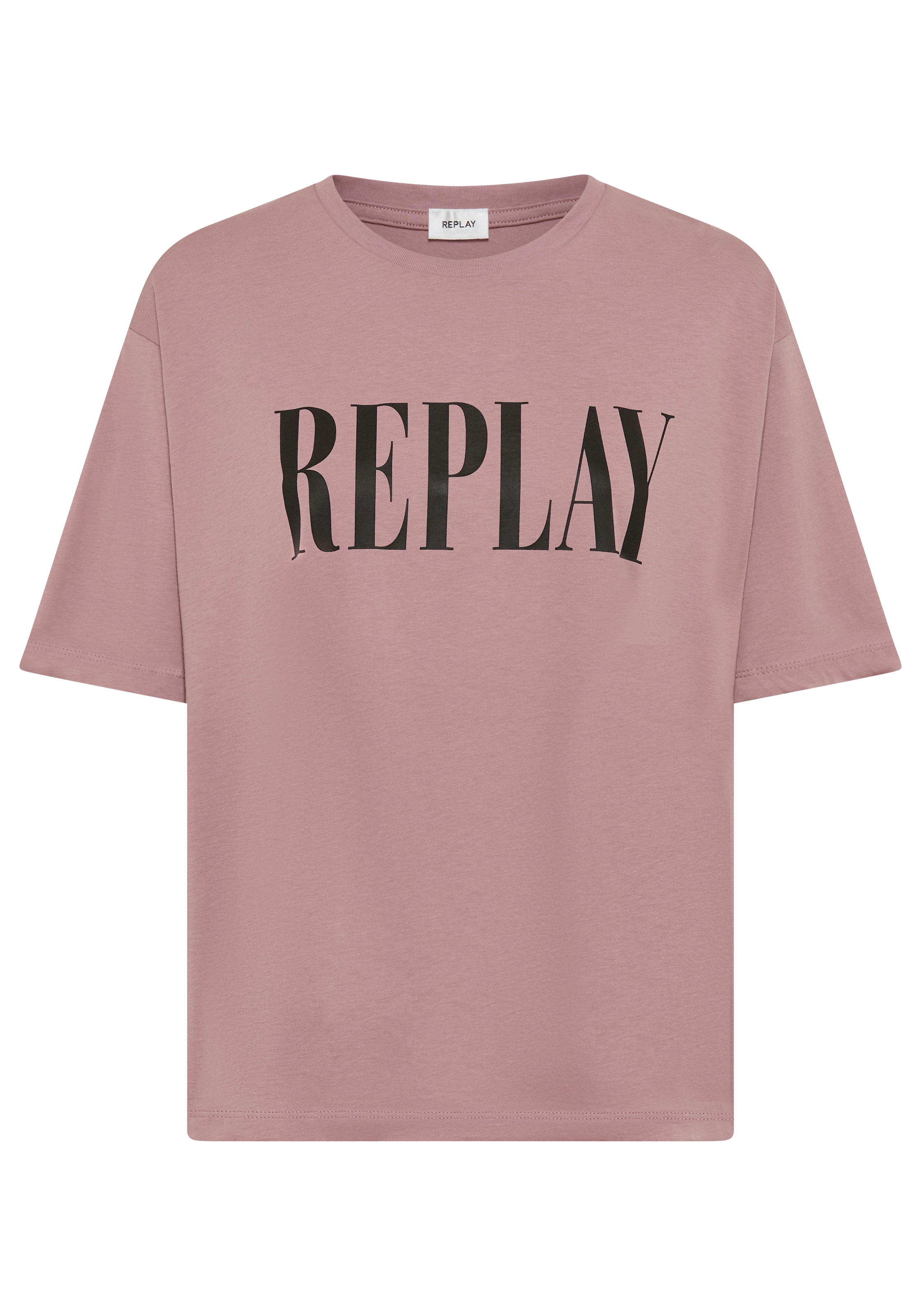 Replay T-Shirt aus Baumwolle, Rundhals