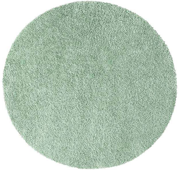 Carpet City Hochflor-Teppich »City Shaggy«, rund, 30 mm Höhe, Teppich Langflor, Uni, Shaggy, flauschig-weich