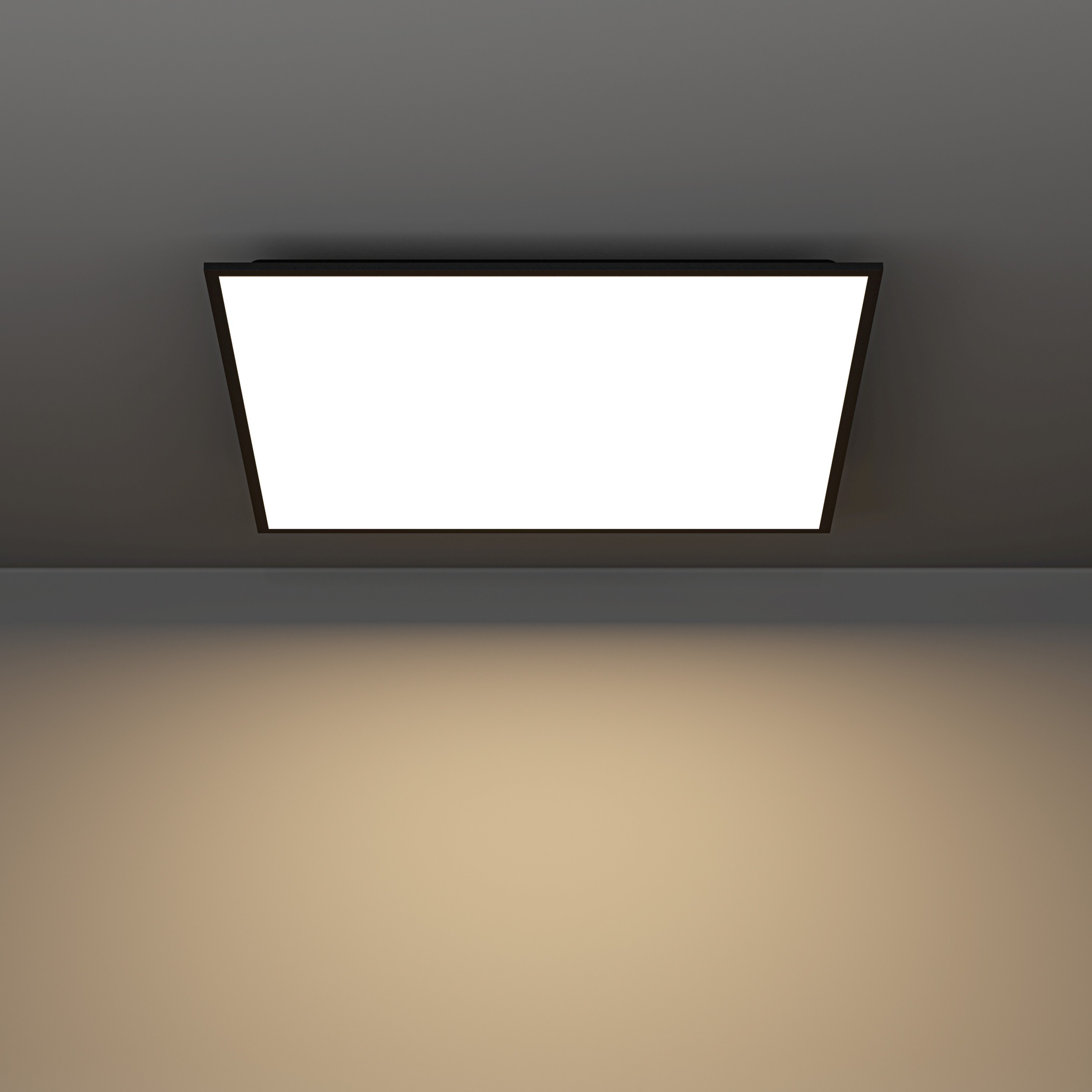 EGLO Deckenleuchte »MORADILLO Deckenlampe - Stahl - LED - 32,5W - IP20« LED-Modul 1 Stk. Kaltweiß | Neutralweiß | Warmweiß Wohzimmerlampe, Esszimmerlampe, Flur, Schlafzimmer, L59,5xB59,5xH6,1cm