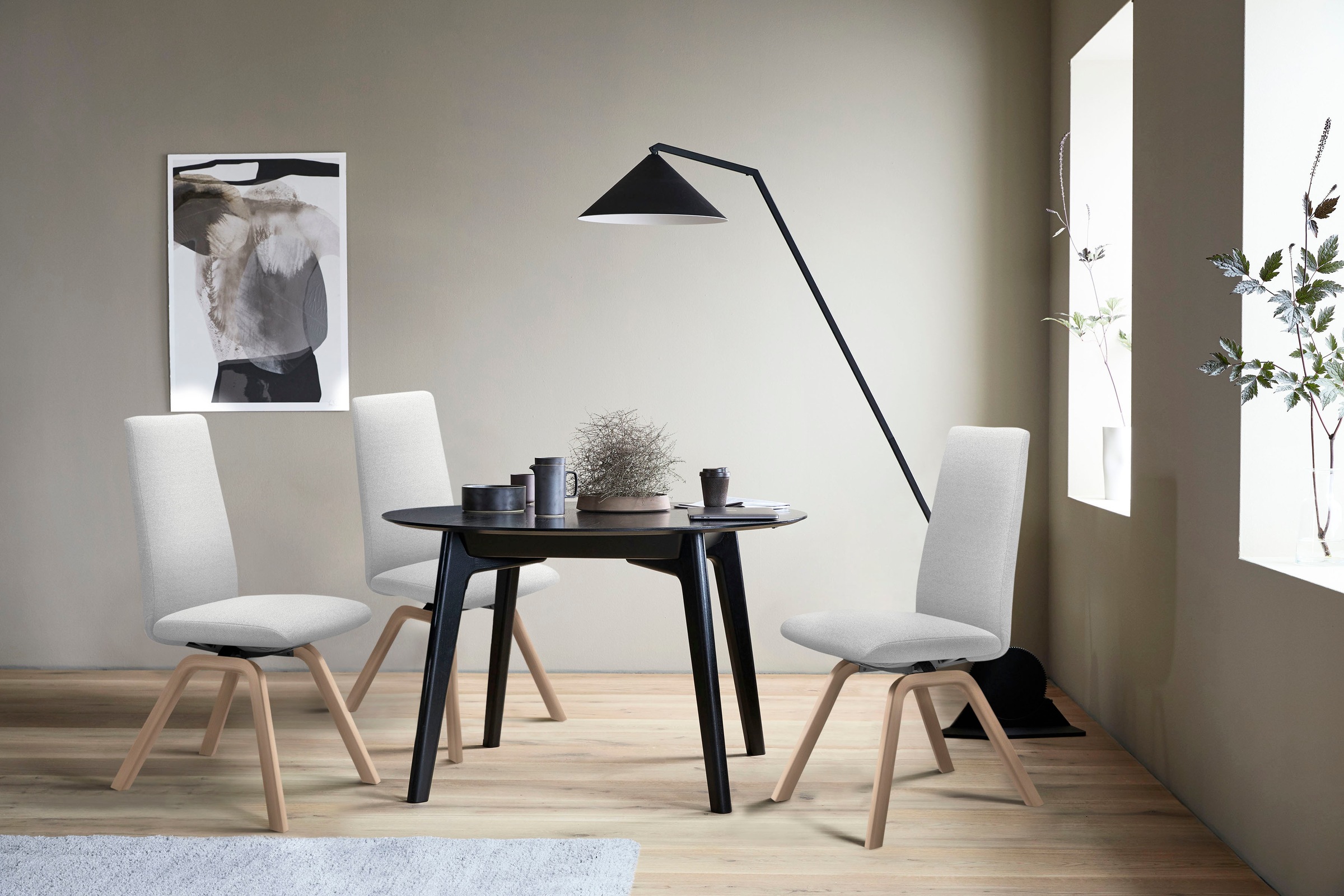 Stressless® Polsterstuhl »Laurel«, ROHLEDER Stoff Q2 FARON, High Back, Größ günstig online kaufen