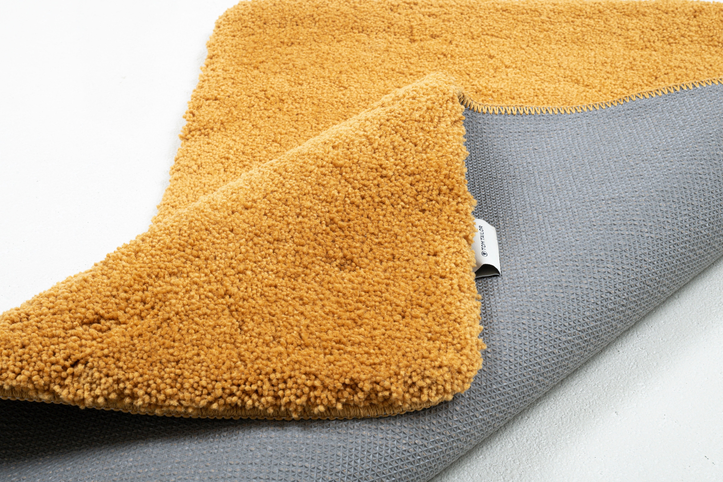 TOM TAILOR HOME Badematte »Cozy Bath UNI«, rutschhemmend beschichtet, fußbodenheizungsgeeignet, Badteppich, Uni Farben, rechteckig, rund und oval erhältlich