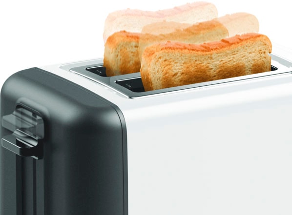 BOSCH Toaster »TAT3P421DE DesignLine«, 2 kurze Schlitze, für 2 Scheiben, 970 W