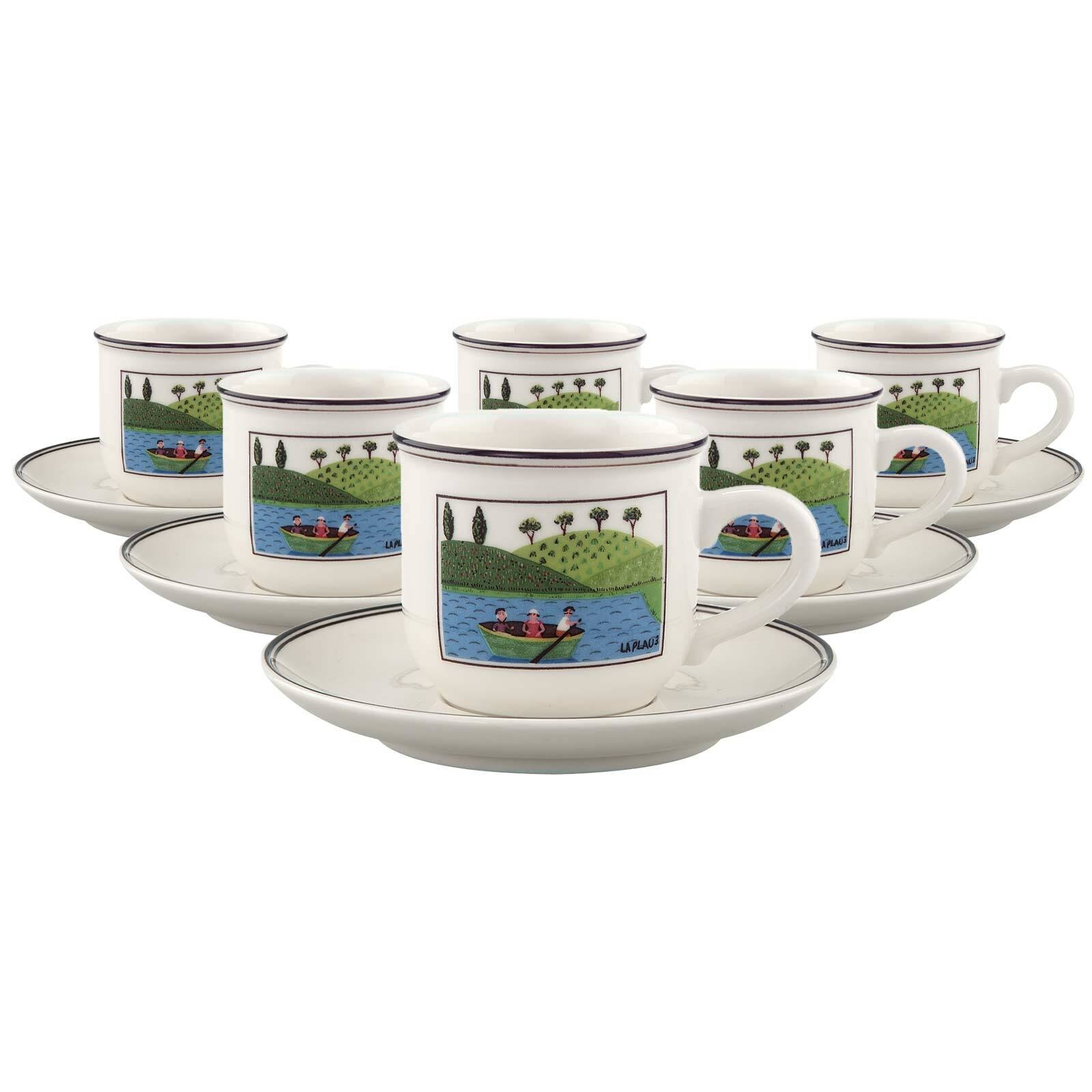 Villeroy & Boch Tasse »Espressotassen mit Untertassen Design Naif 100 ml 6e günstig online kaufen