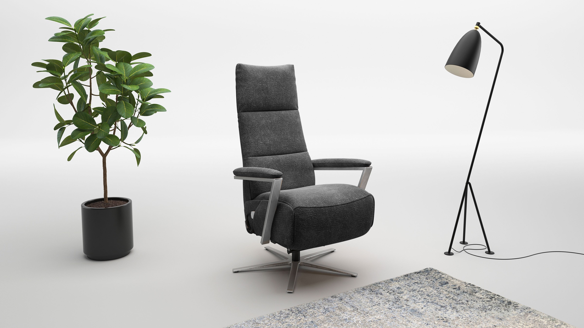 sit&more TV-Sessel »Vario Comfort, inkl. Kopfteilverstellung & 360 Grad Dre günstig online kaufen