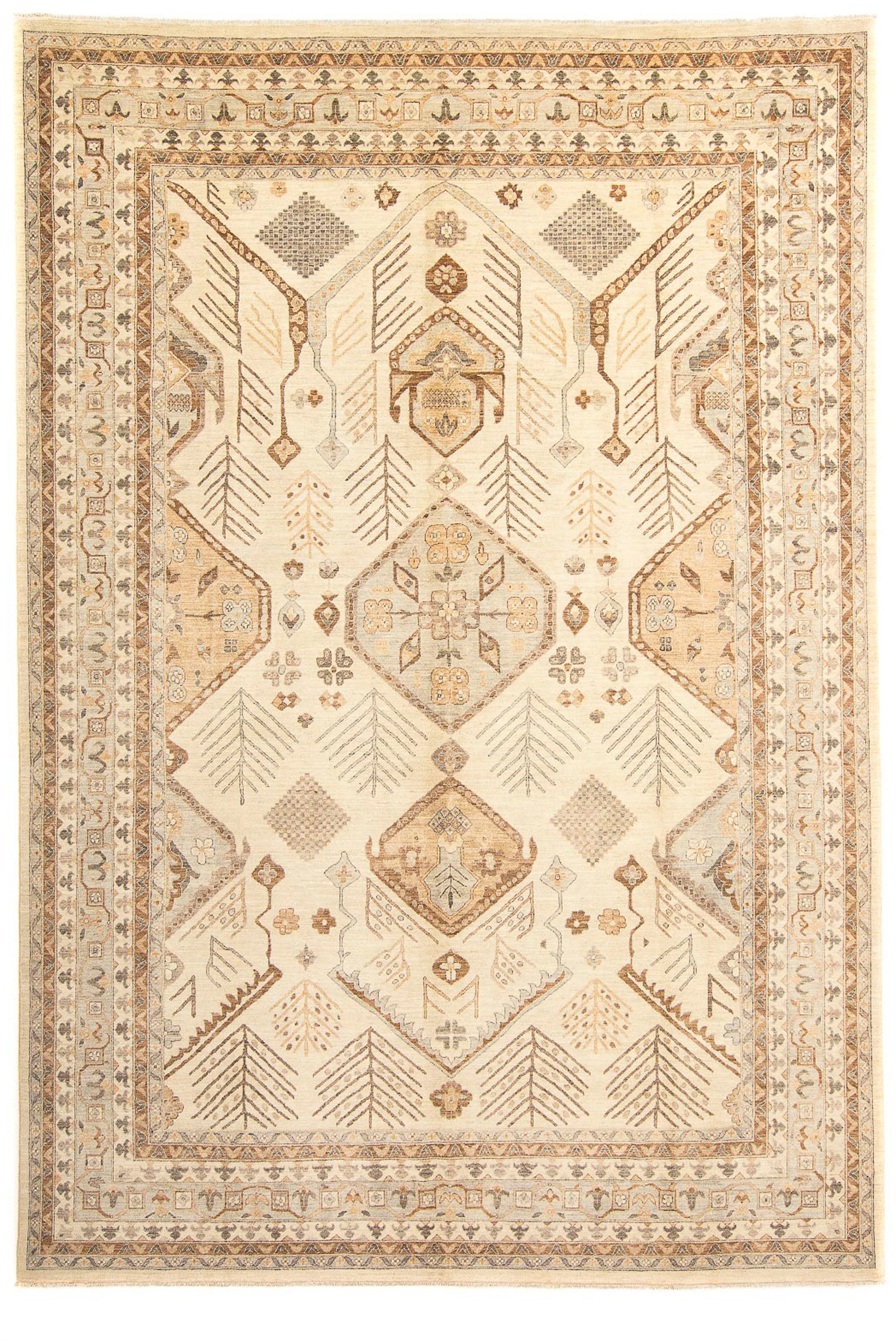 morgenland Orientteppich »Ziegler - 424 x 302 cm - beige«, rechteckig, Wohn günstig online kaufen