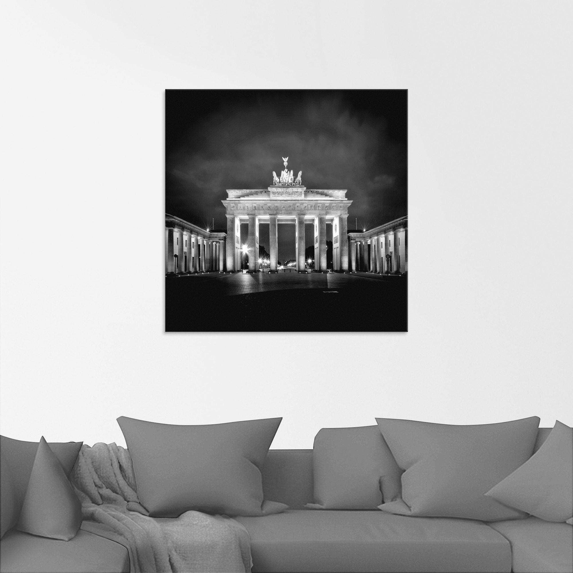 Artland Glasbild »Berlin Brandenburger Tor I«, Gebäude, (1 St.), in verschiedenen Größen