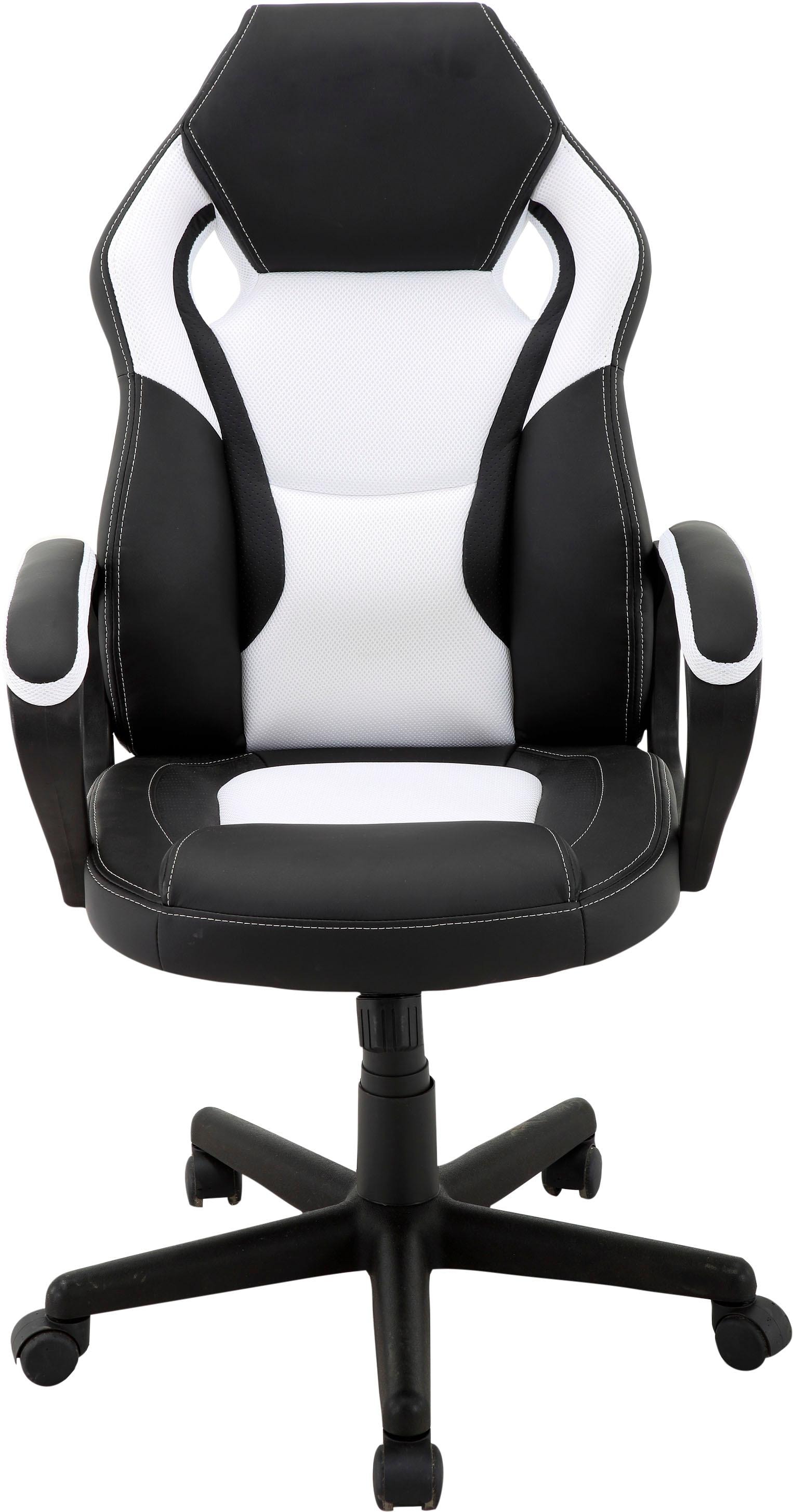 Homexperts Chefsessel »Manta«, Kunstleder-Netzstoff, Gamingchair passend zum Gamingtisch Tron