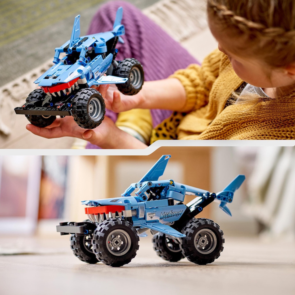 LEGO® Konstruktionsspielsteine »Monster Jam™ Megalodon™ (42134), LEGO® Technic 2in1«, (260 St.)