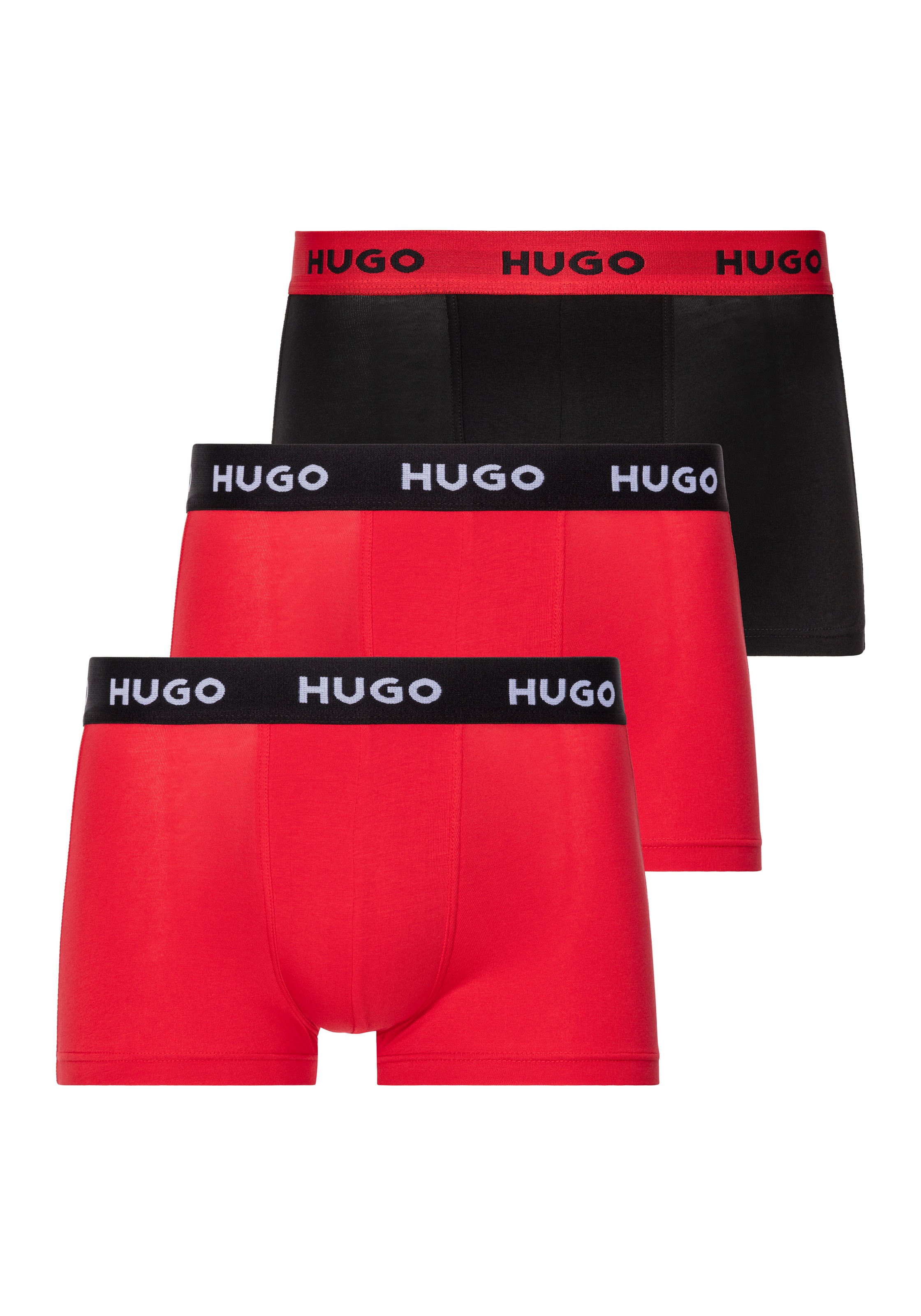 HUGO Underwear Trunk »TRUNK TRIPLET PACK«, (Packung, 3 St.), mit Logoschriftzug auf dem Bund