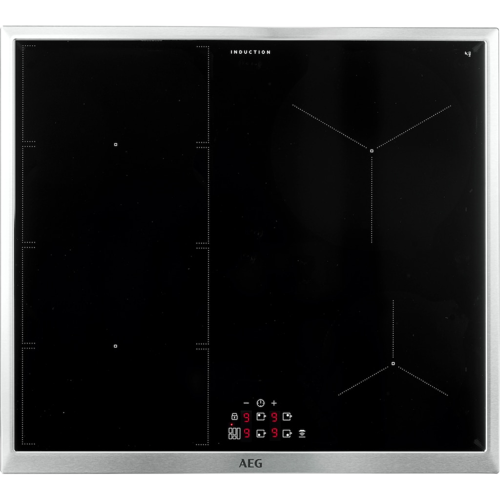 AEG Induktions Herd-Set »TEAMHH4PIF«, EPS635220B 940 321 385, mit Backauszug, Pyrolyse-Selbstreinigung, SenseCook - Kerntemperatursensor