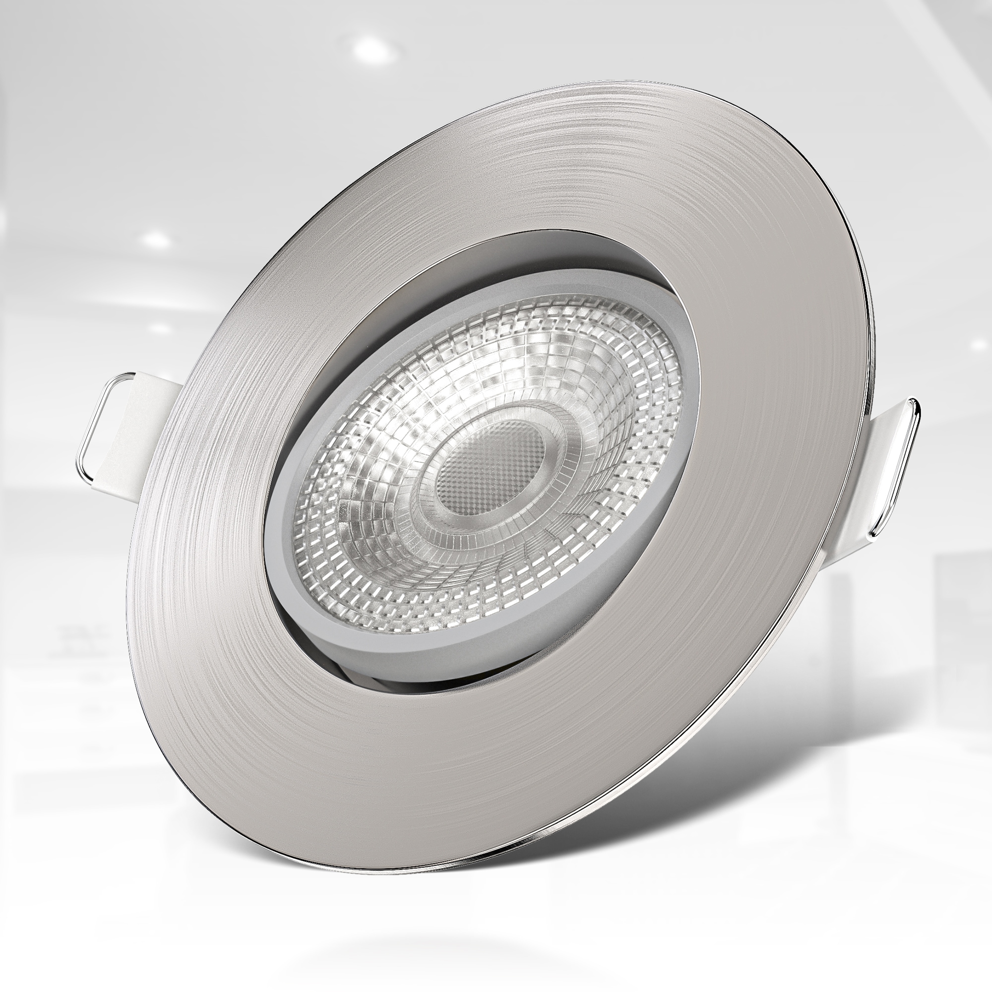 B.K.Licht LED Einbauleuchte, 6 flammig-flammig, Einbauspots, schwenkbar,  Deckenstrahler, ultra-flach, IP23, 6er SET online bestellen | Unterbauleuchten