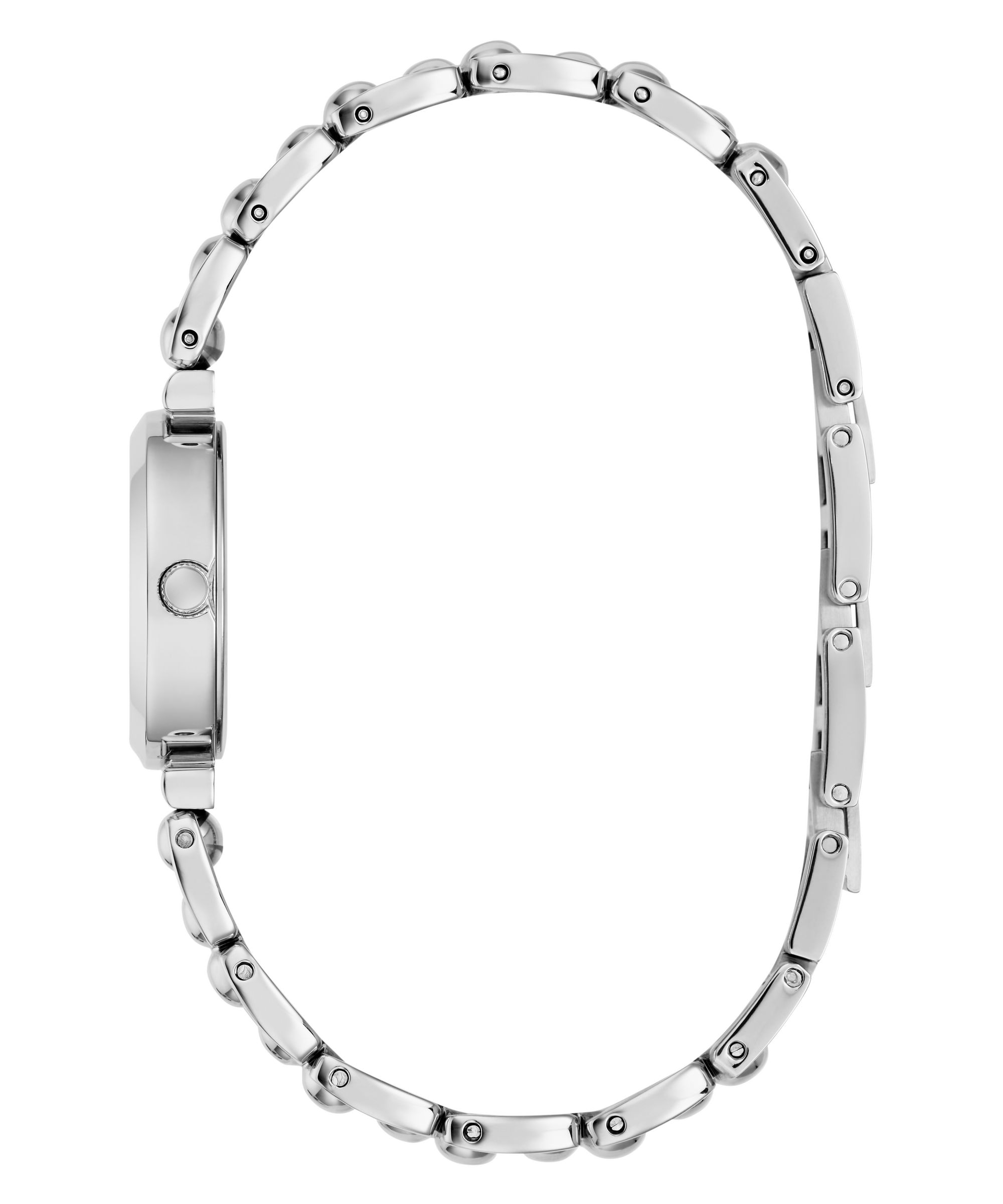 Guess Quarzuhr »LEENA« Armbanduhr, Damenuhr, Edelstahlarmband, analog