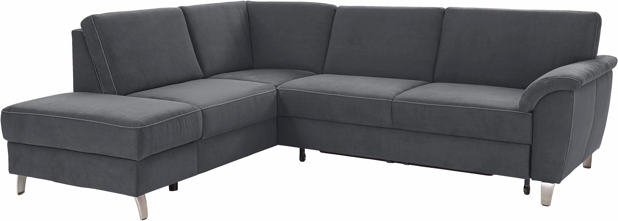 sit&more Ecksofa »Texel L-Form«, mit Federkern, wahlweise mit Bettfunktion günstig online kaufen