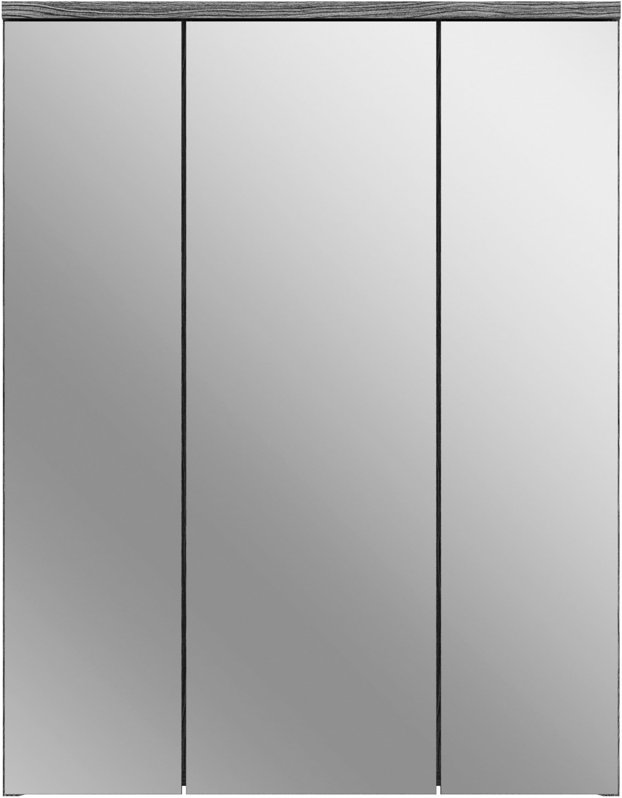 welltime Badmöbel-Set »LUCCA, 2- teilig, TOPSELLER!, Waschbeckenunterschrank, Spiegelschrank«, (Set, 2 St., bestehend aus: 1x Waschbeckenunterschrank & 1x Spiegelschrank), hochwertige MDF Front, Badmöbel, Kombination, Kombi, Badezimmer