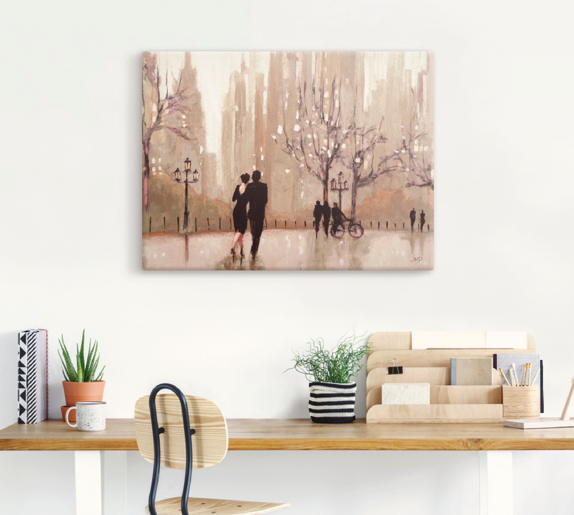 Artland Wandbild »Ein Abend in der Natur«, Paar, (1 St.), als Leinwandbild, Poster, Wandaufkleber in verschied. Größen