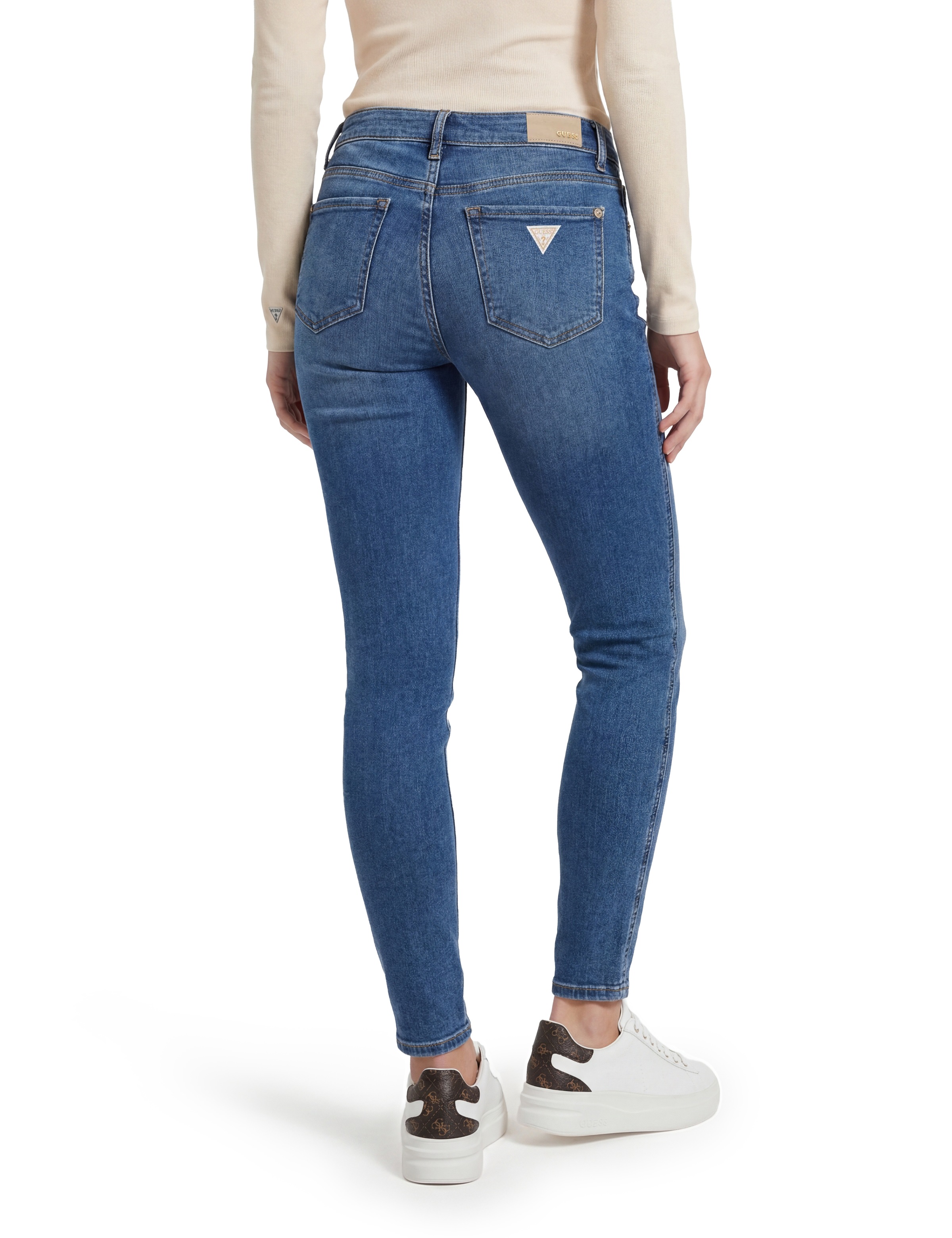 Guess Skinny-fit-Jeans »CURVE X« aus Stretch-Denim, mittlere Taille