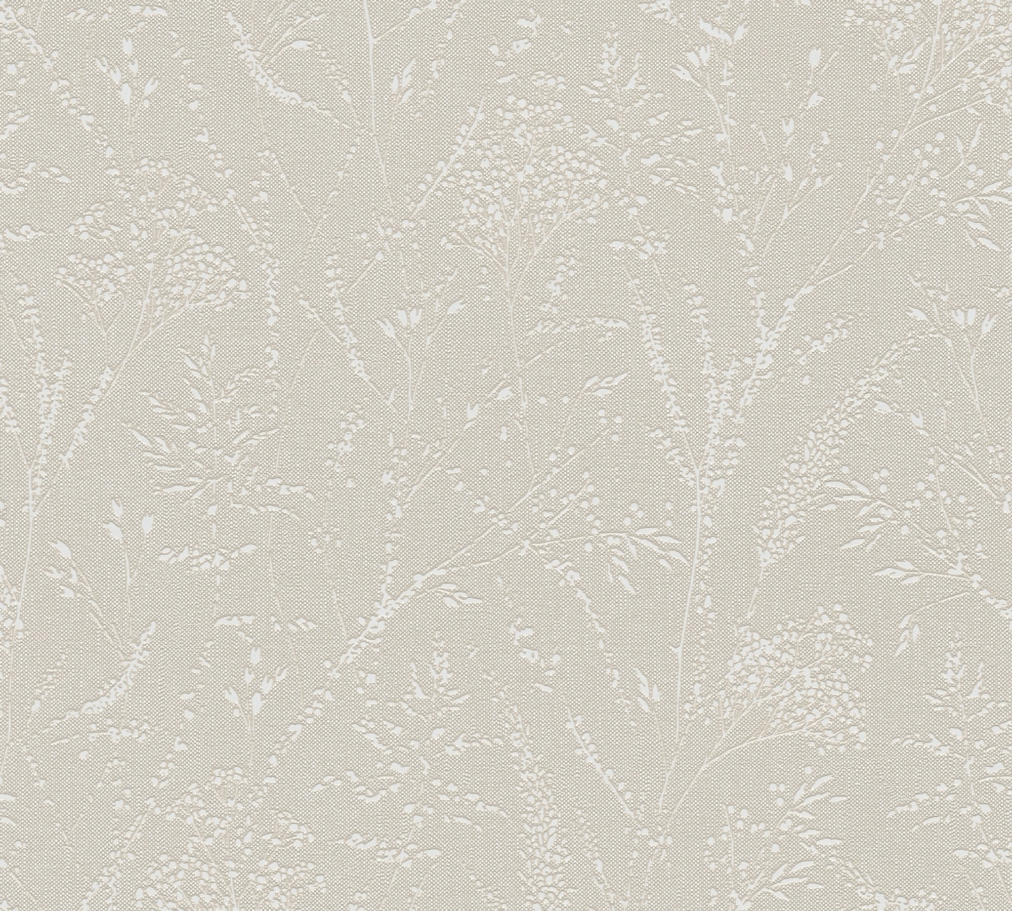A.S. Création Vliestapete »Pure Elegance Tapete mit Ästen Mustertapete Floral Blumen« schimmernd strukturiert Vliestapete Blumentapete für Schlafzimmer Küche Wohnzimmer Äste Design
