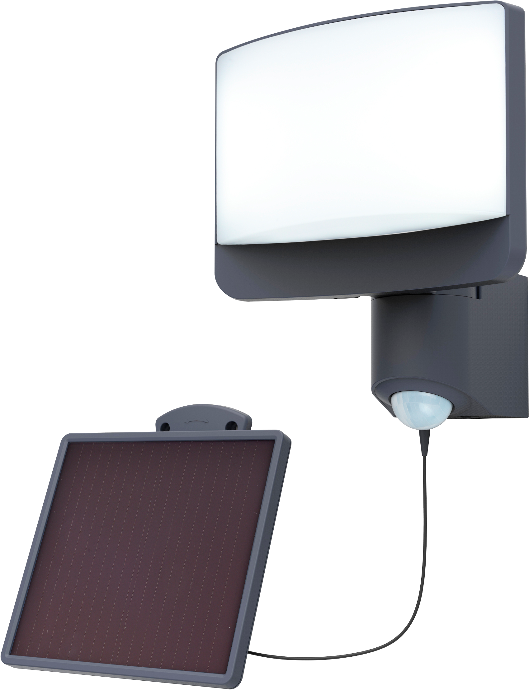 LUTEC LED Solarleuchte »LED-Solarwandleuchte SUNSHINE«, 1 flammig, Leuchtmittel LED-Board | LED fest integriert, dreh- und schwenkbar