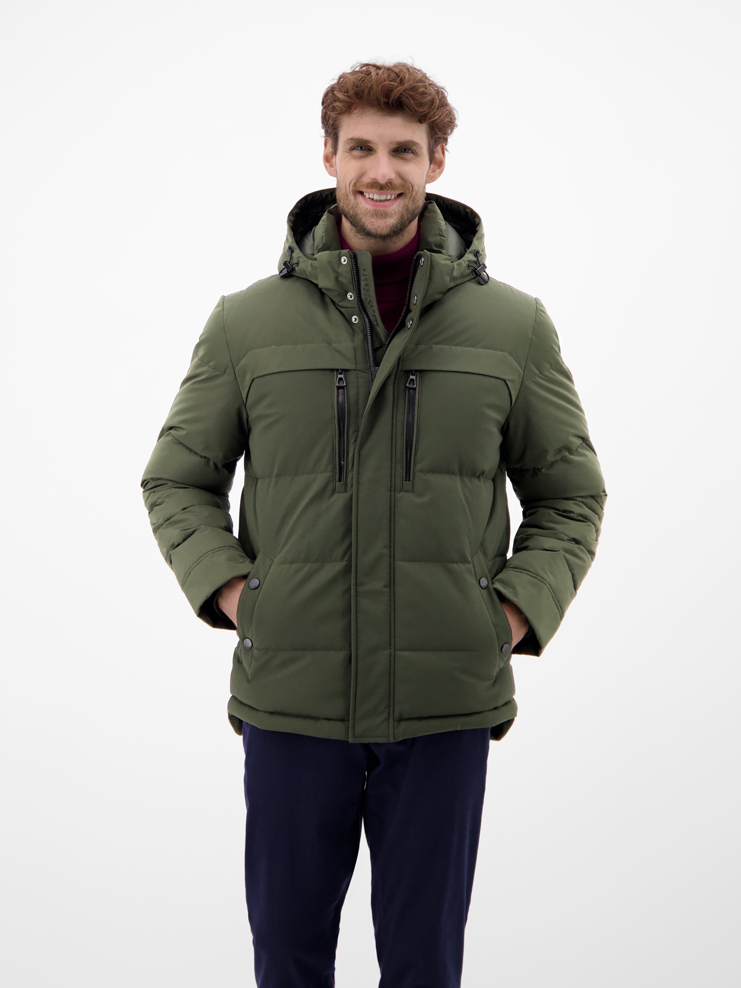 LERROS Steppjacke »LERROS Funktionale Steppjacke für Herren«, mit Kapuze, Wind_Atmung