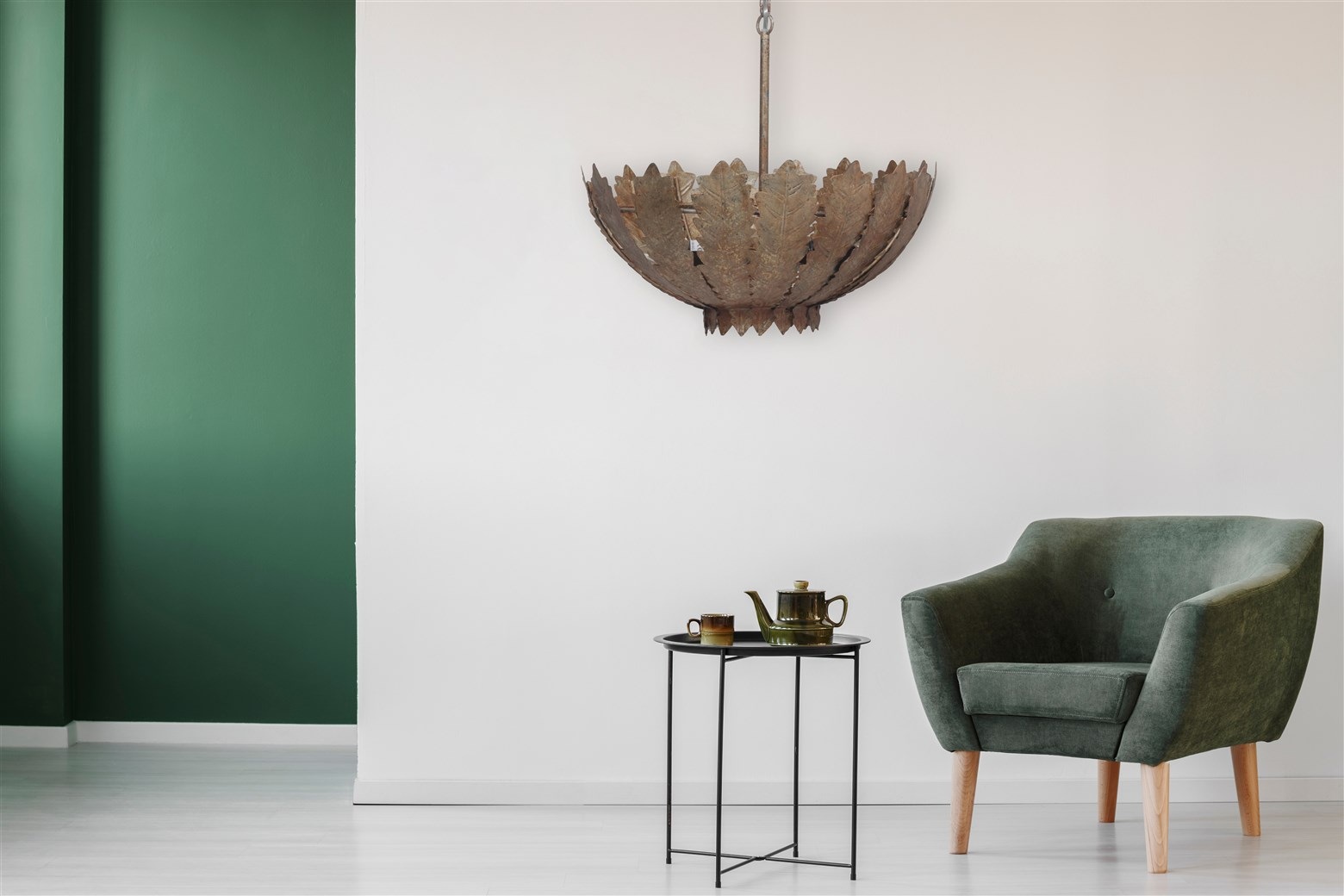 Kayoom Hängeleuchte »Hängelampe Autumn Leaves Large«, 1 flammig, Leuchtmitt günstig online kaufen