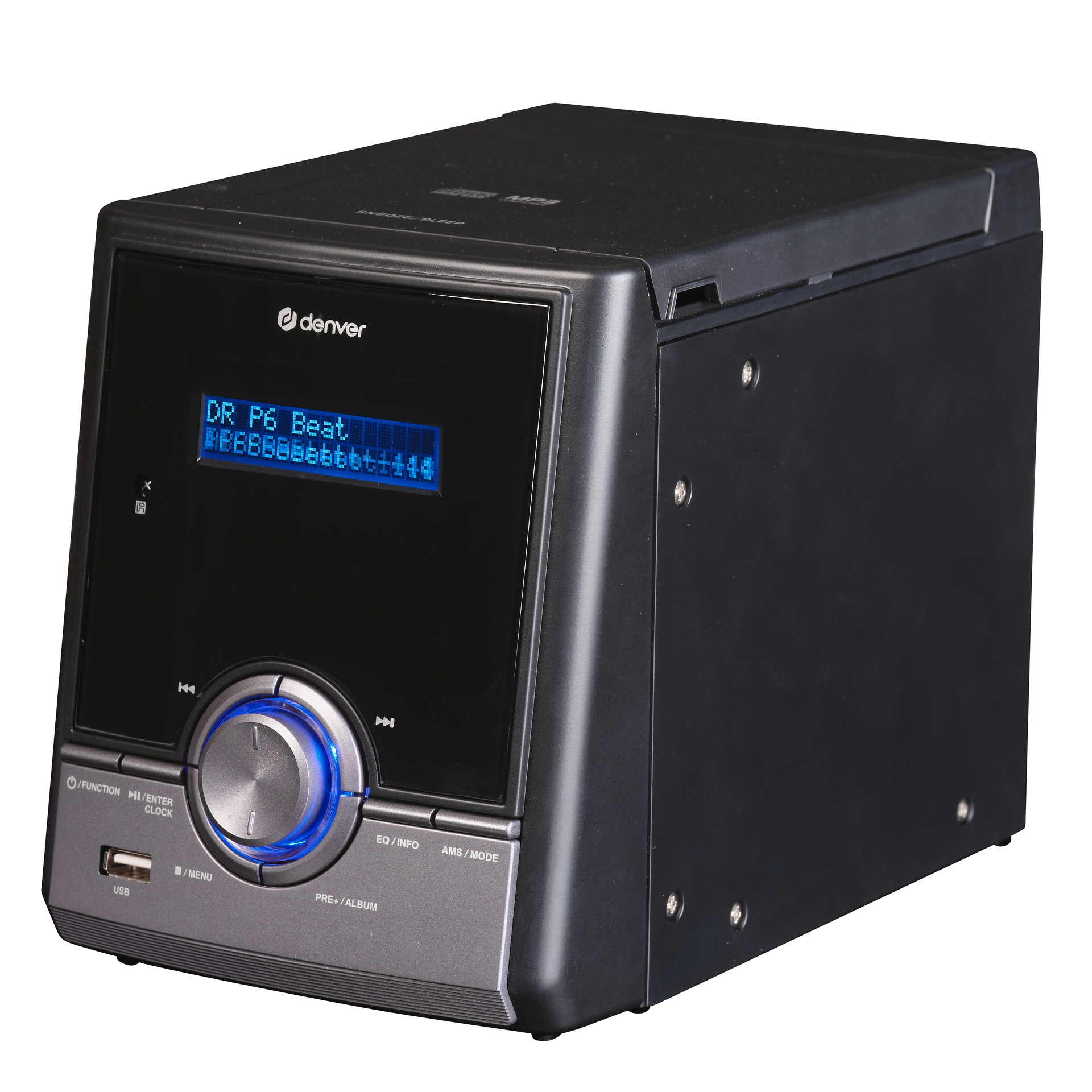 Denver Stereoanlage »Denver DAB/FM-Musiksystem mit Bluetooth, CD-Player und USB«, (Bluetooth Digitalradio (DAB+)-FM-Tuner 5,00 W)