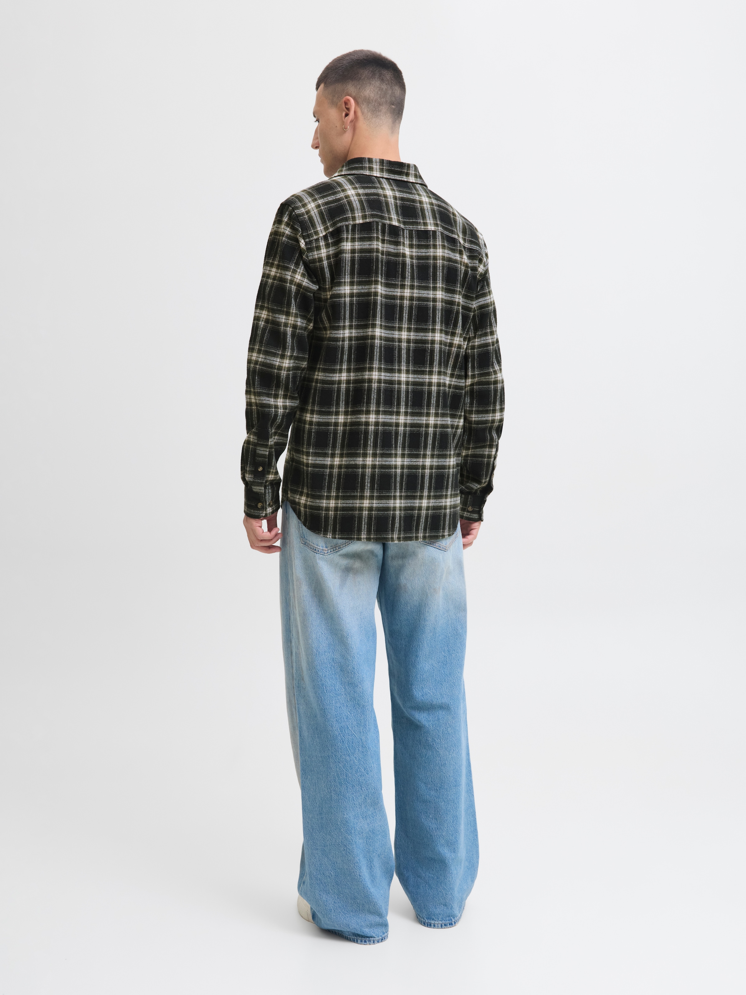 Jack & Jones Langarmhemd »JJJOSHUA CHECK SHIRT LS«