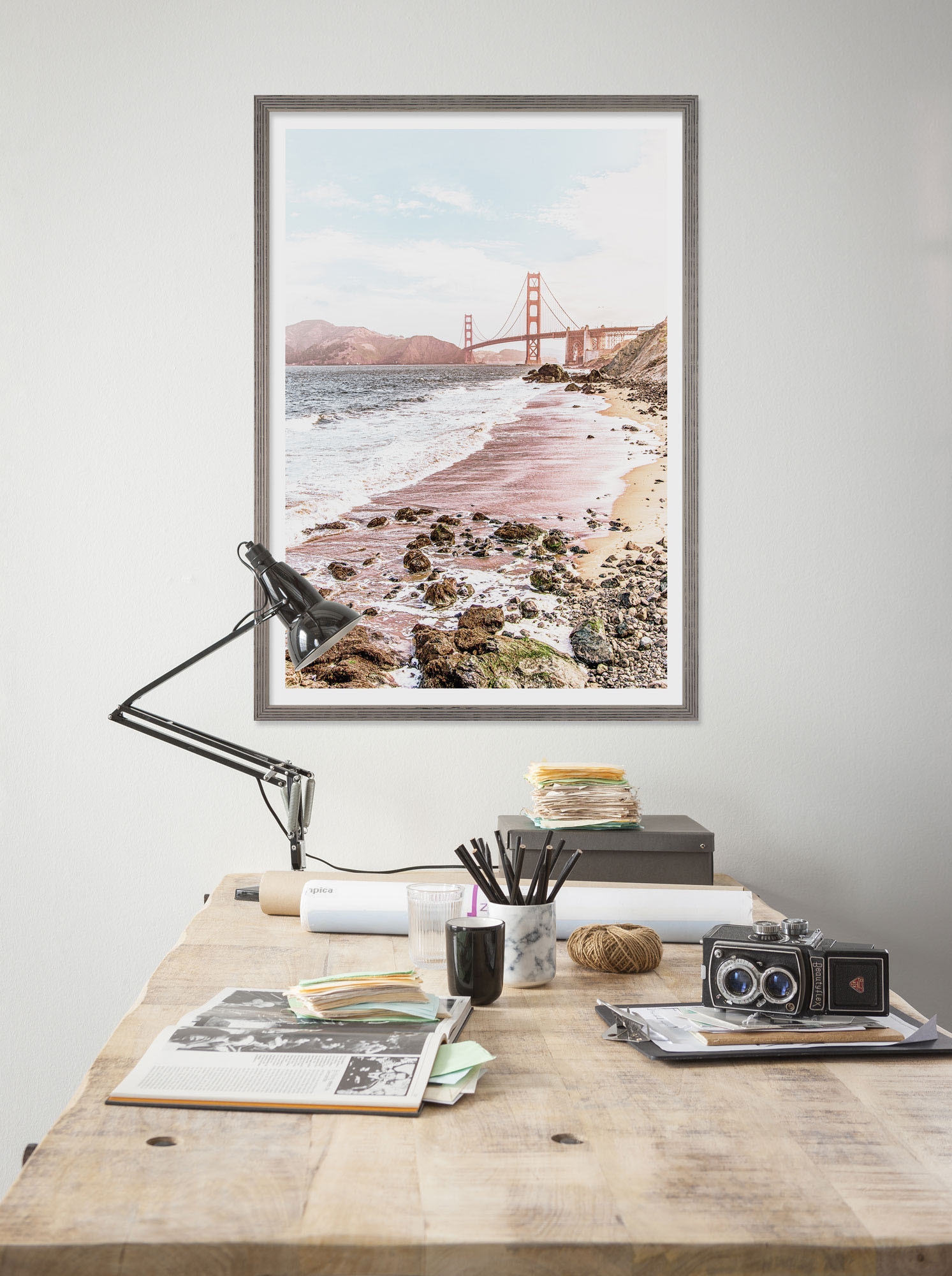 Komar Bild »VOYAGE Golden Gate« Natur 1 Stk. tlg. Wandbild zur Dekoration - ohne Rahmen