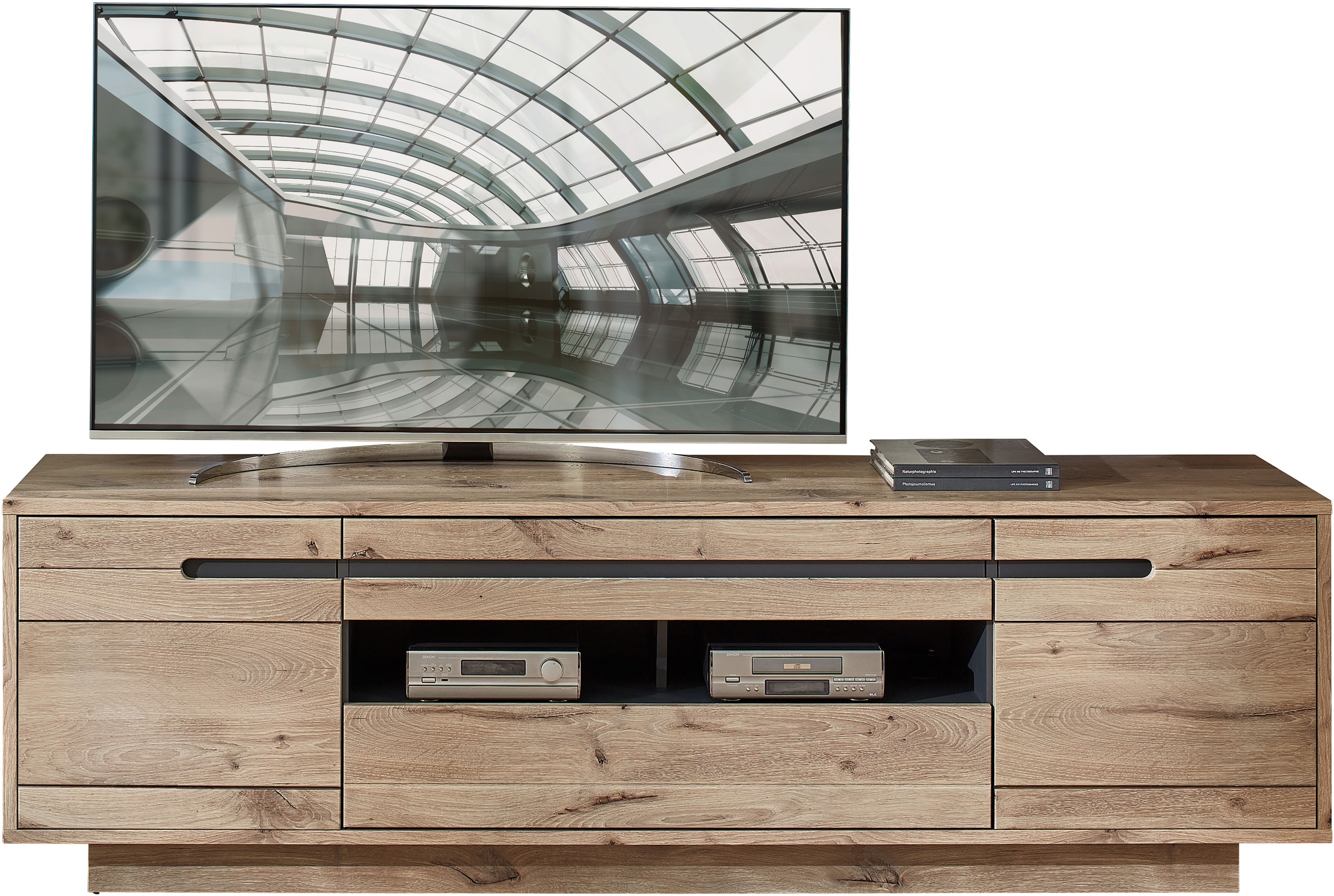 Innostyle Wohnwand »BELLANO«, (Komplett-Set, 3 St.), inkl. LED-Beleuchtung