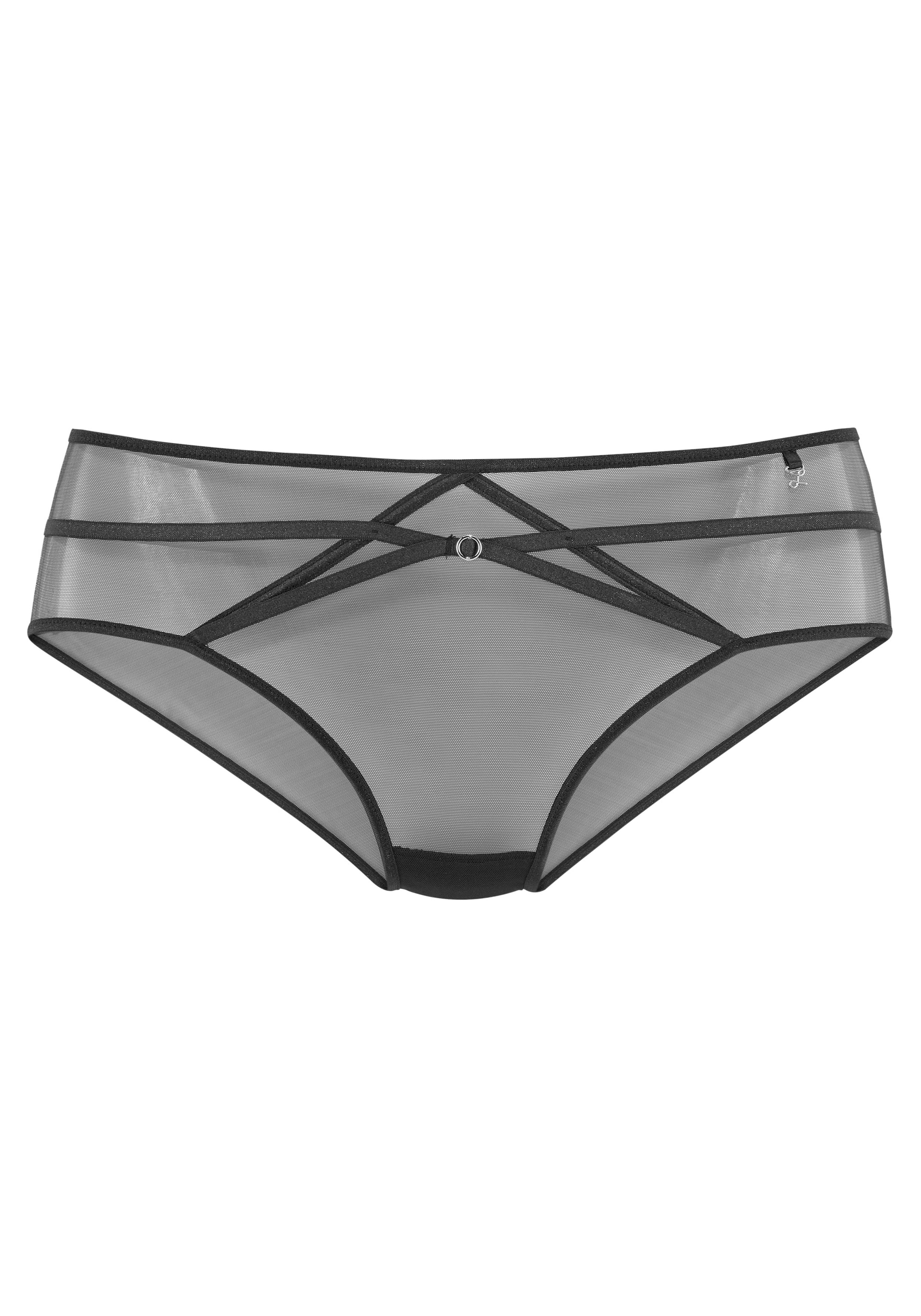 LASCANA Panty mit edlem Bänderdetail und sexy Cut-Out