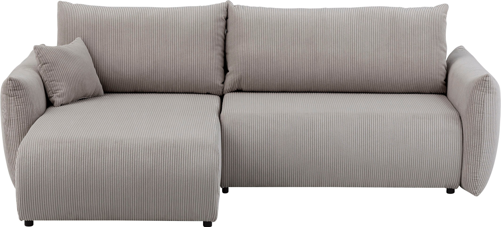INOSIGN Ecksofa »MAVAS Schlafsofa mit Bettkasten, L-Form,« ca.257/127cm (Li günstig online kaufen