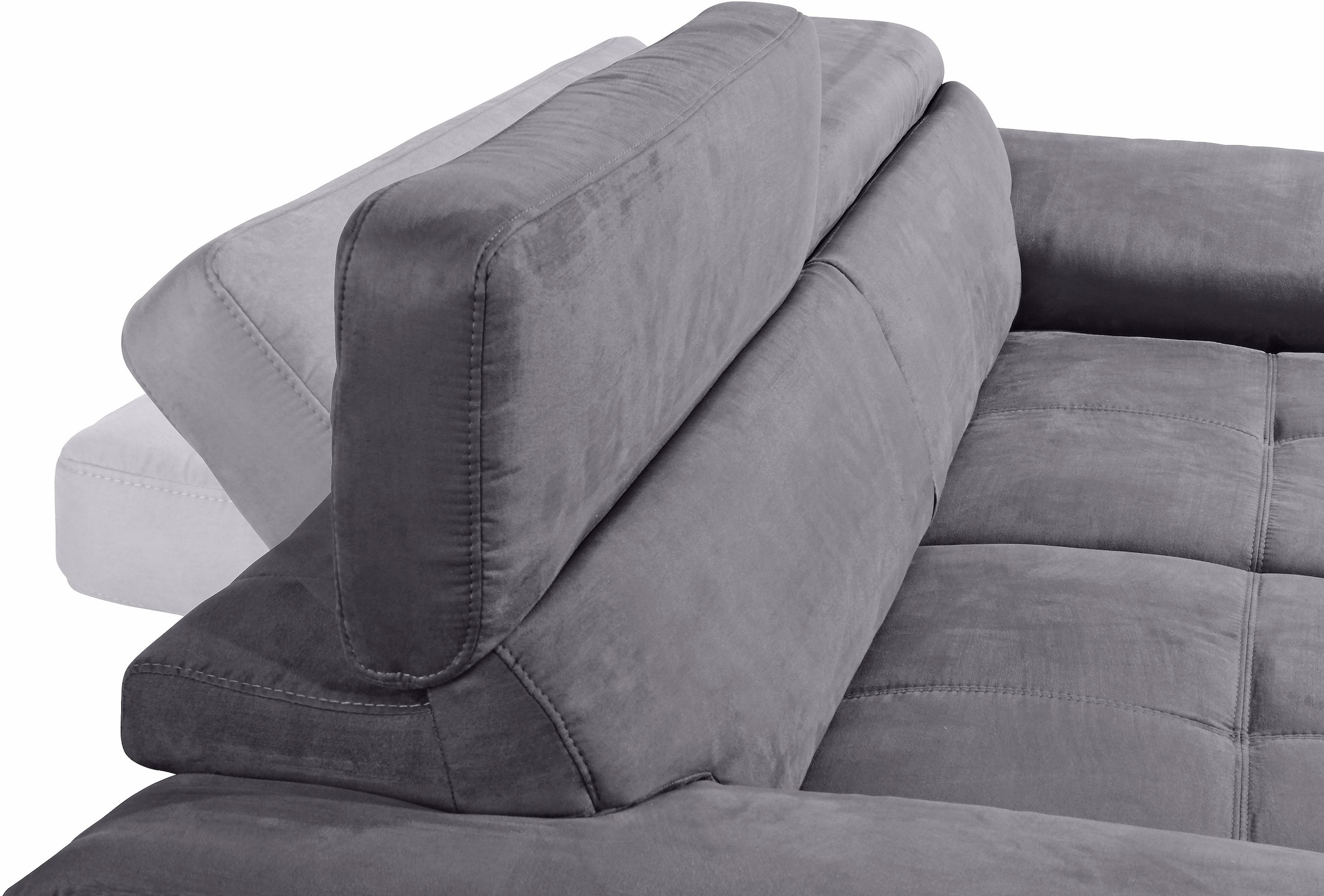 COTTA 2,5-Sitzer »Speedway«, Big-Sofa mit Kopfteilverstellung