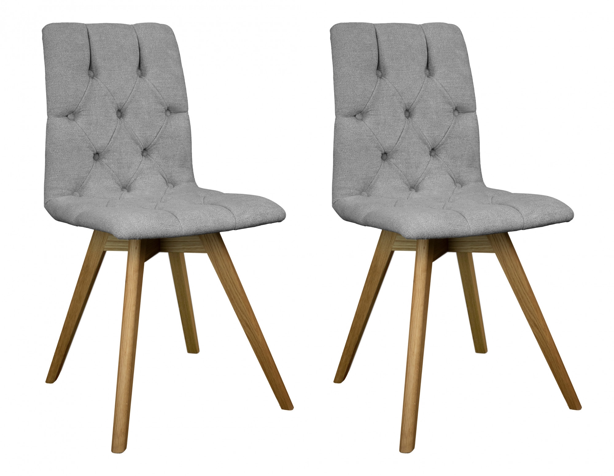 andas Esszimmerstuhl »Rania« (Set) 2 Stk.Massivholzgestell, mit Knopfheftun günstig online kaufen