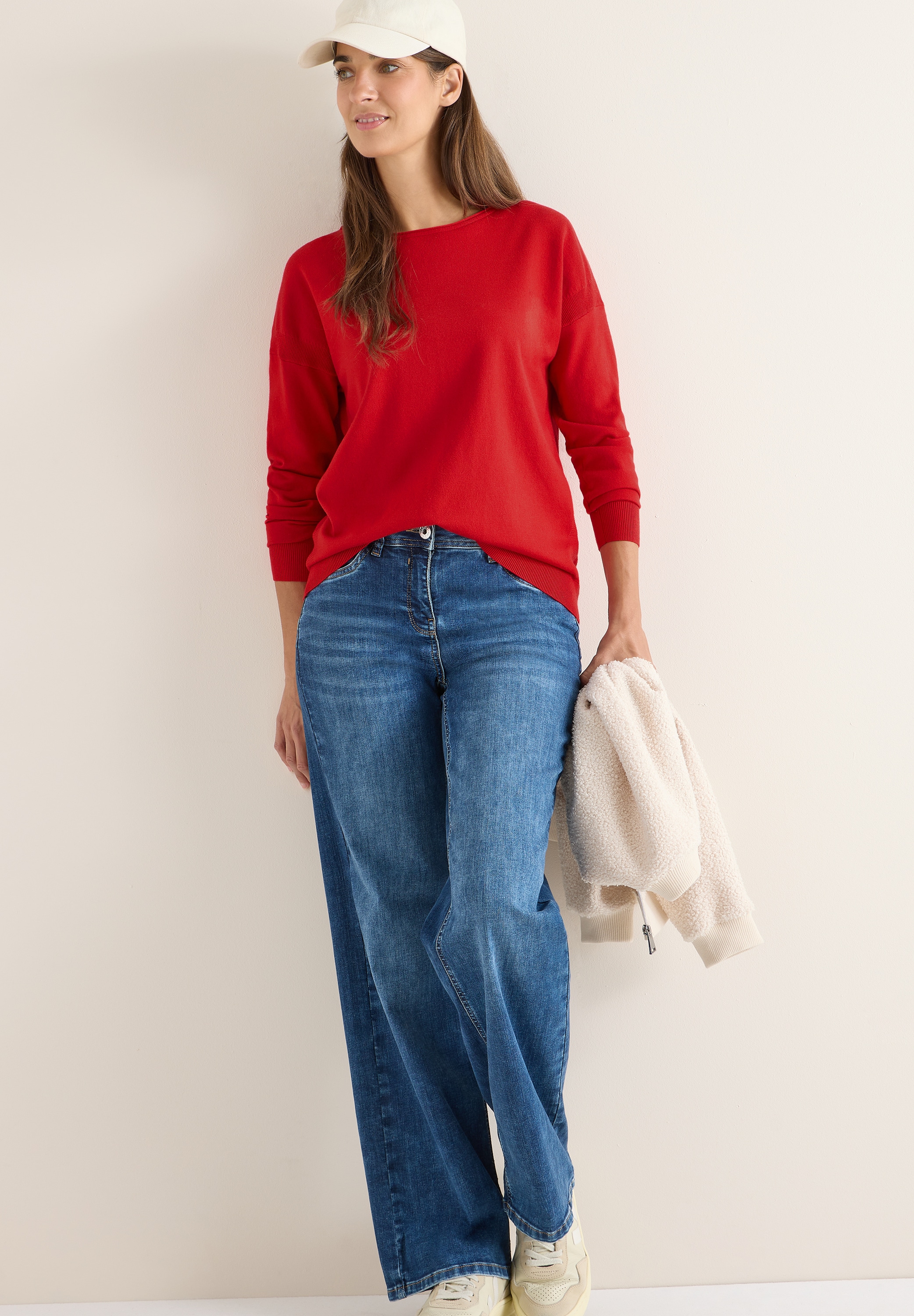 Cecil Strickpullover, mit Strukturdetail