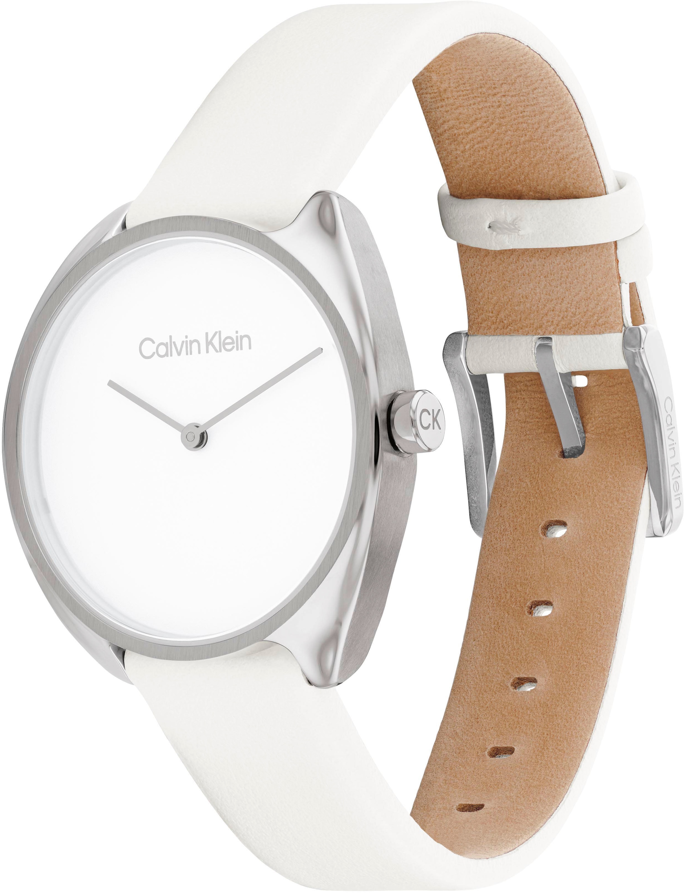 Calvin Klein Quarzuhr »TIMELESS, 25200274«, Armbanduhr, Damenuhr, Mineralglas