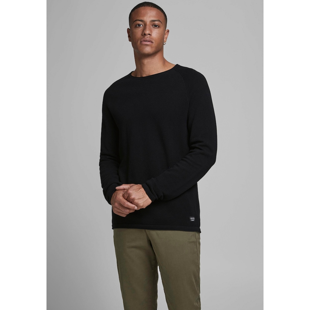 Jack & Jones Rundhalspullover »HILL KNIT«