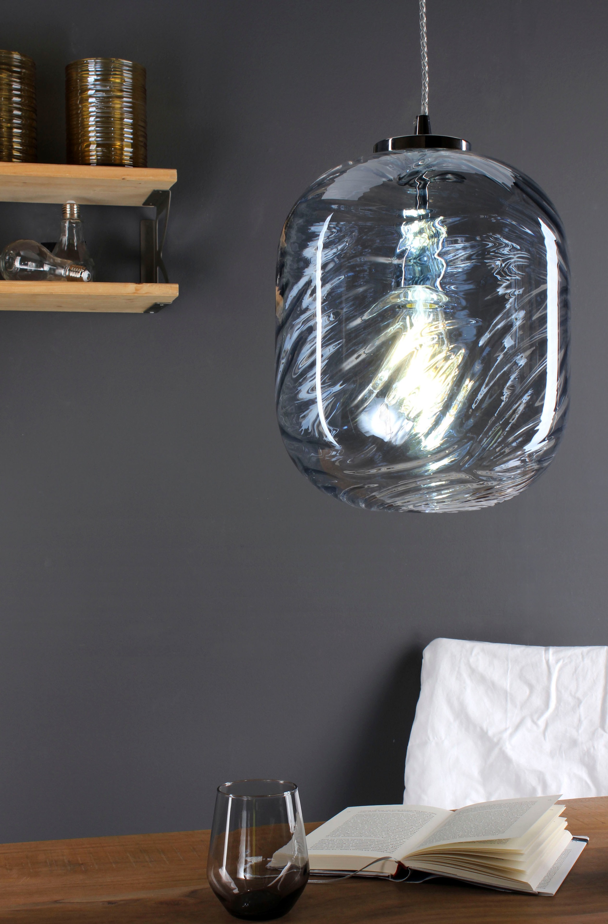 ECO-LIGHT Hängeleuchte »Nereide«, Leuchtmittel E27 | Leuchtmittel wechselbar, hochwertiges Glas
