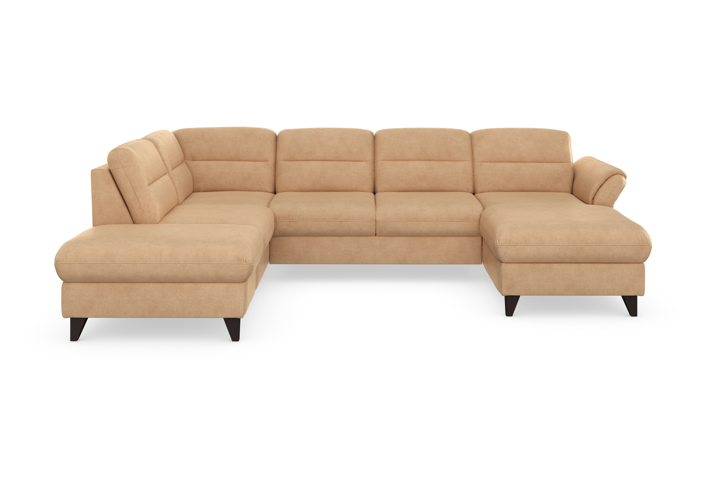 sit&more Wohnlandschaft »Mellum U-Form« Federkern, wahlweise mit Bettfunktion, Stauraum und Armteilfunktion