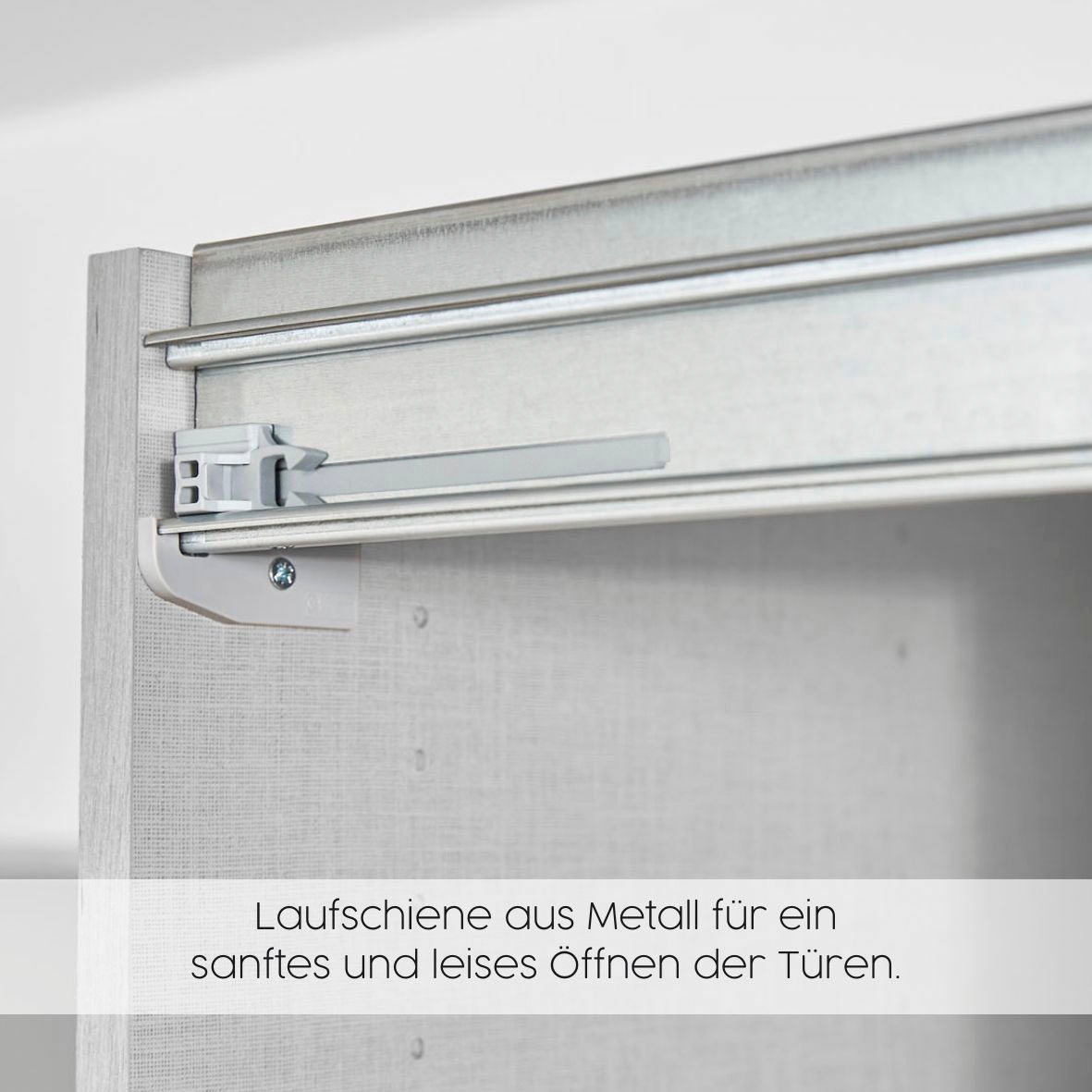 rauch Schwebetürenschrank »Subito Kleiderschrank Bestseller« Garderobe Vollspiegel Breiten 136 & 181 Höhe 197 cm - MADE IN GERMANY