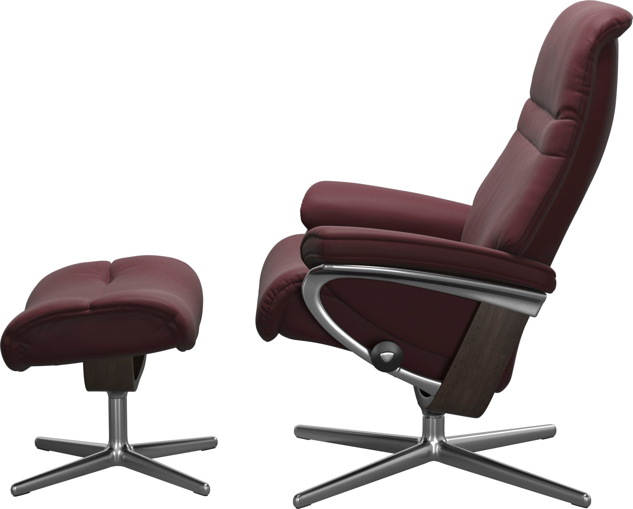 Stressless® Fußhocker »Sunrise« mit Cross Base, Größe S, M & L, Holzakzent Wenge