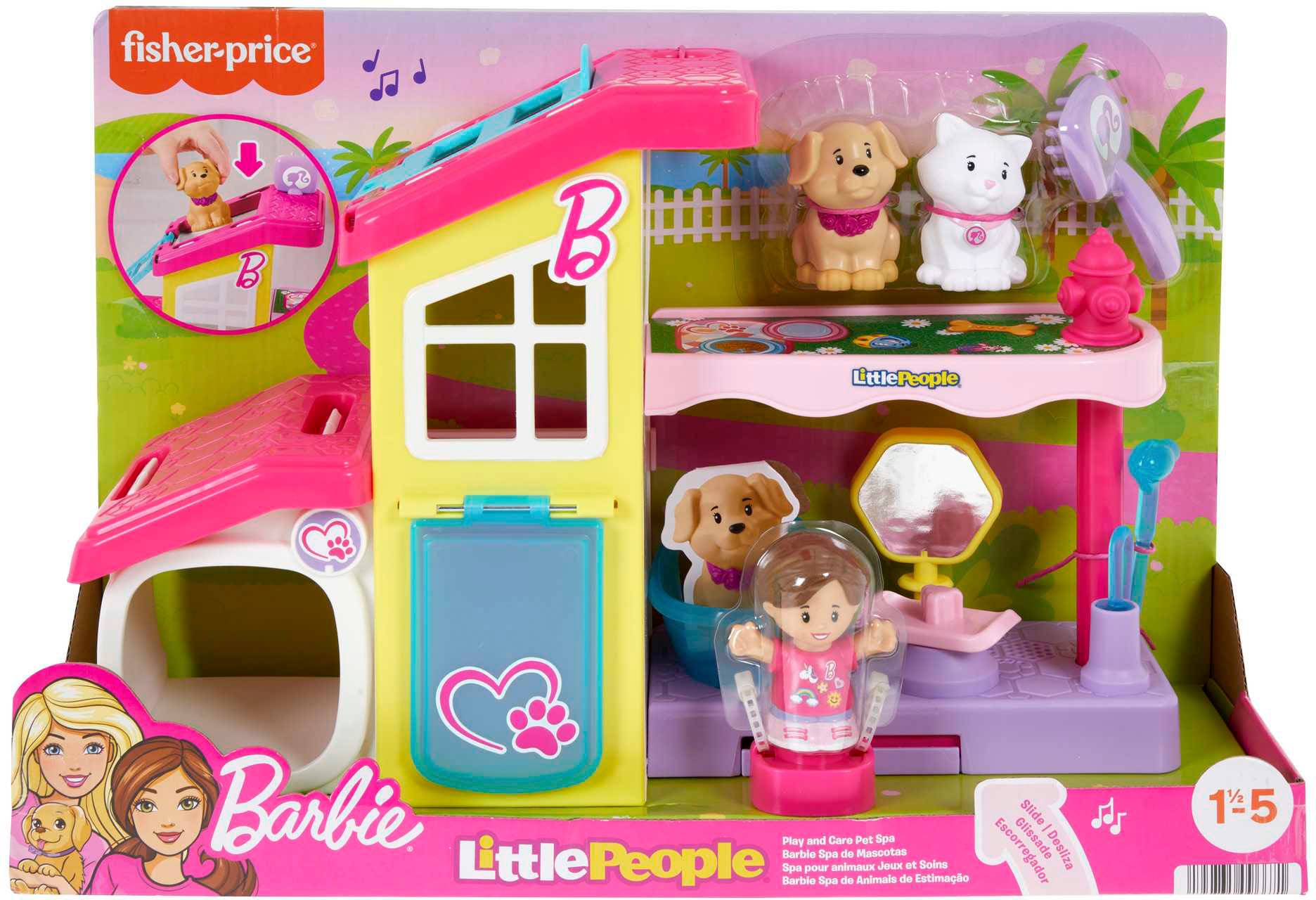 Fisher-Price® Lernspielzeug »Little People Tierstation Spielset mit 3 Figuren«