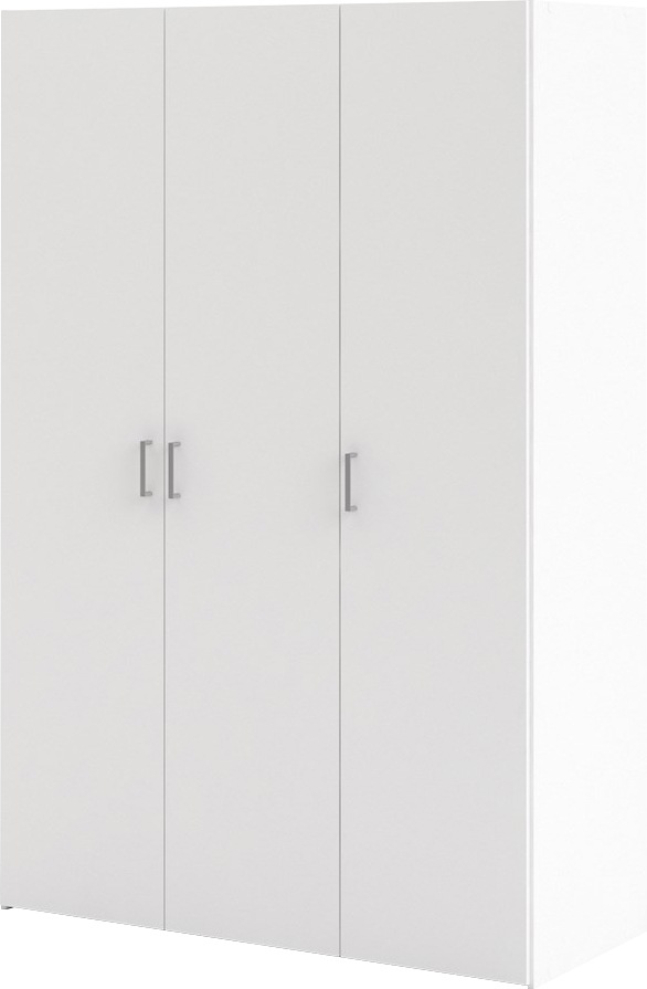 Home affaire Kleiderschrank, Mit viel Stauraum, graue Stangengriffe, Gr. ca. 175,4 x 115,8 x 49,52 cm