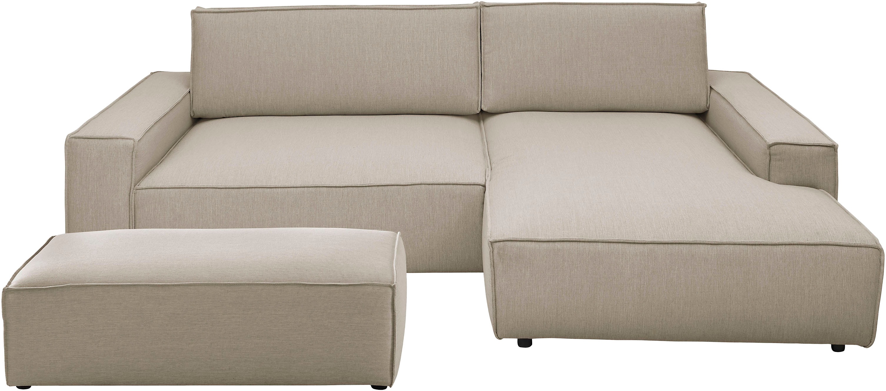 Home affaire Polsterecke »NEU: SHERWOOD XXL tief, L-Form mit Schlaffunktion günstig online kaufen