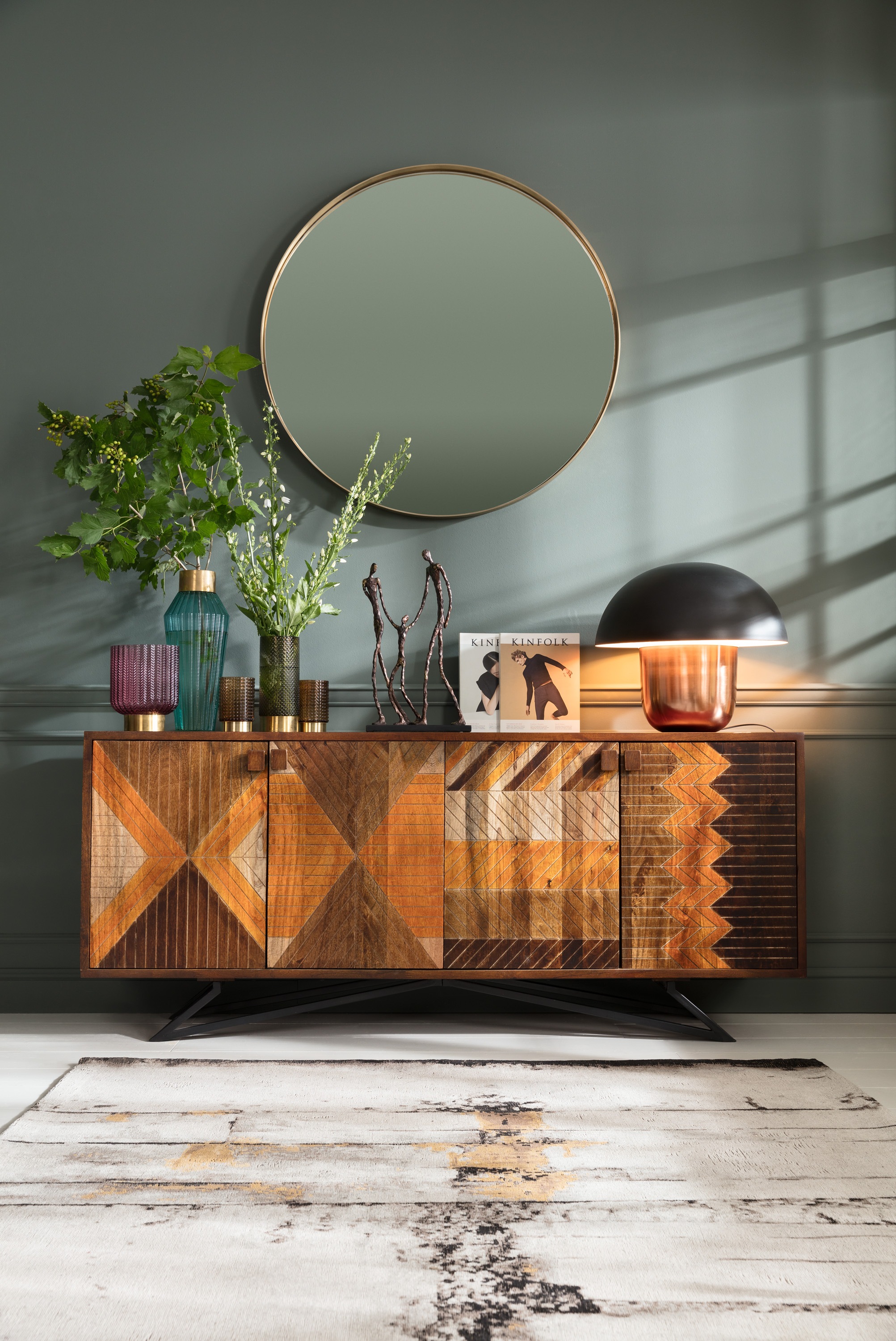 Kare Design Dekovase »Barfly« Berry oder Dark Green