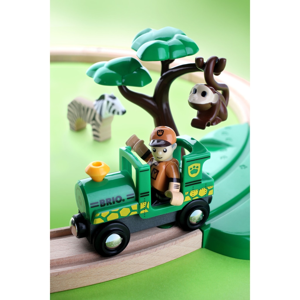 BRIO® Spielzeug-Eisenbahn »BRIO® WORLD, Safari Bahn Set«, (Set)