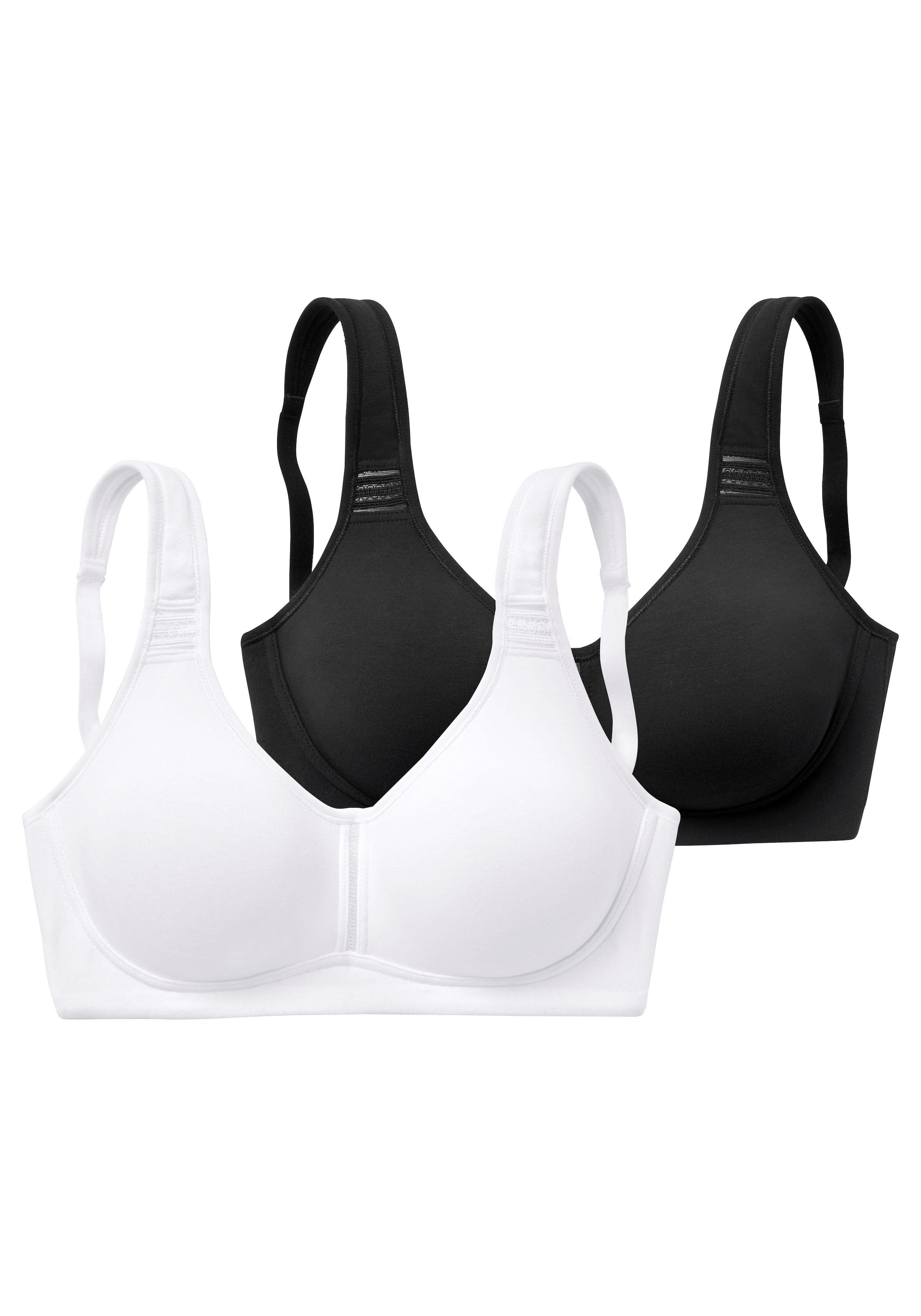 online fleur Basic Baumwolle, aus petite T-Shirt-BH, (Packung, Bügel Dessous 2 ohne bestellen Stück),